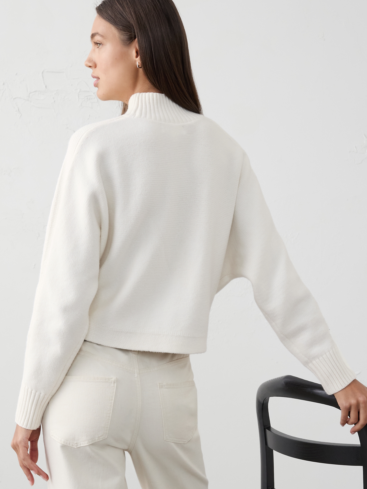 Image number 2 showing, Oversized Ribbed Cropped Sweater