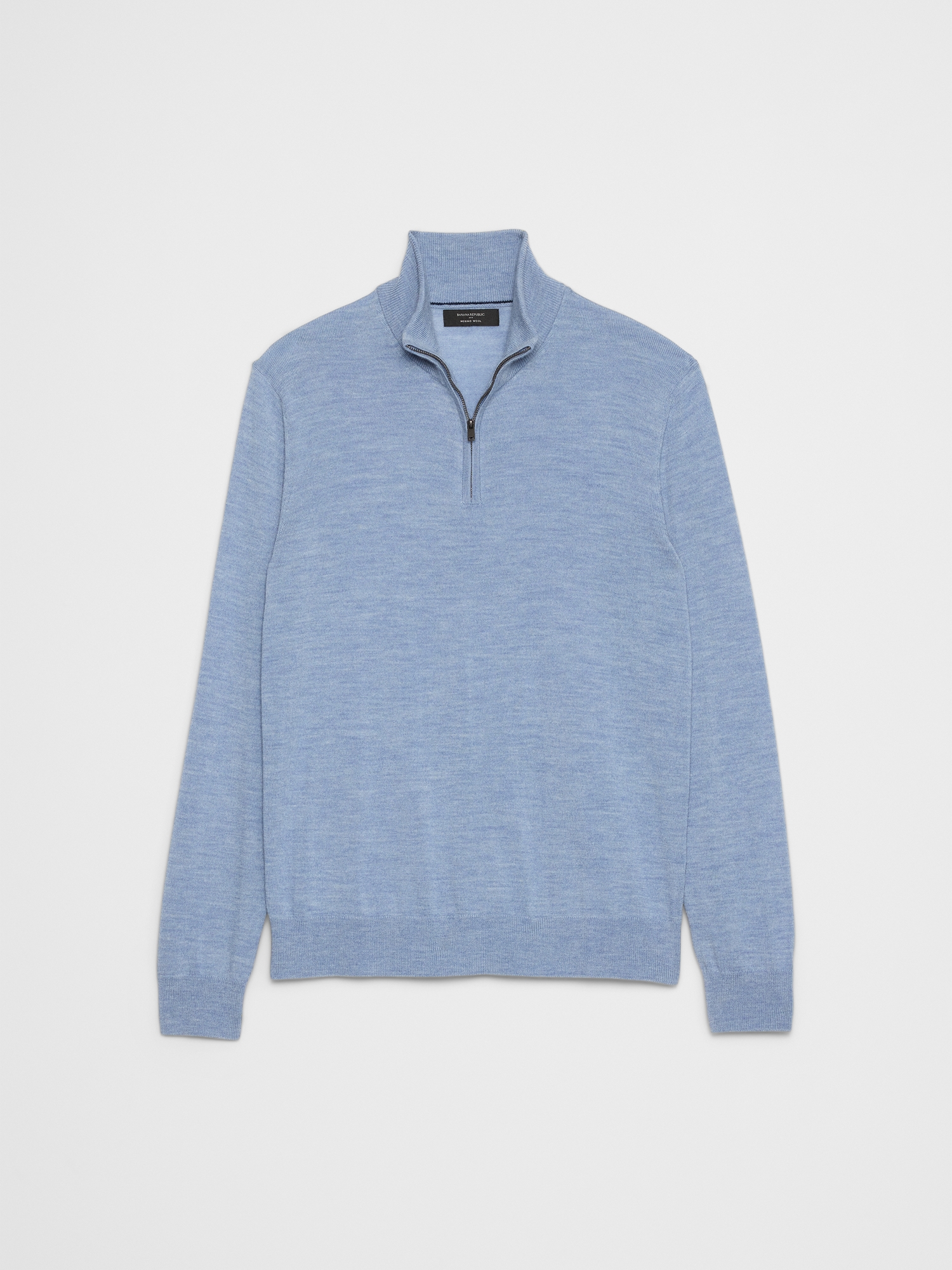 Image number 4 showing, Merino Wool Half-Zip Sweater
