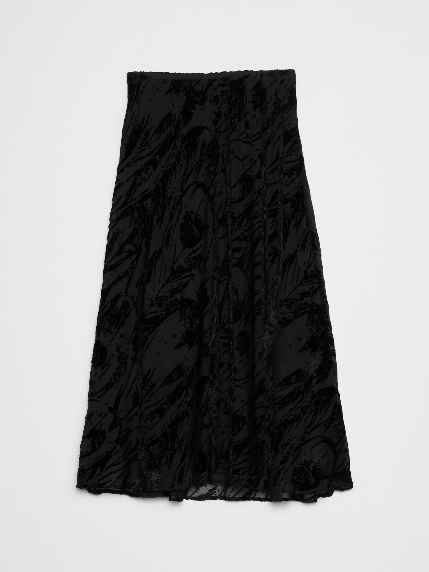 Image number 4 showing, Velvet Burnout Midi Skirt