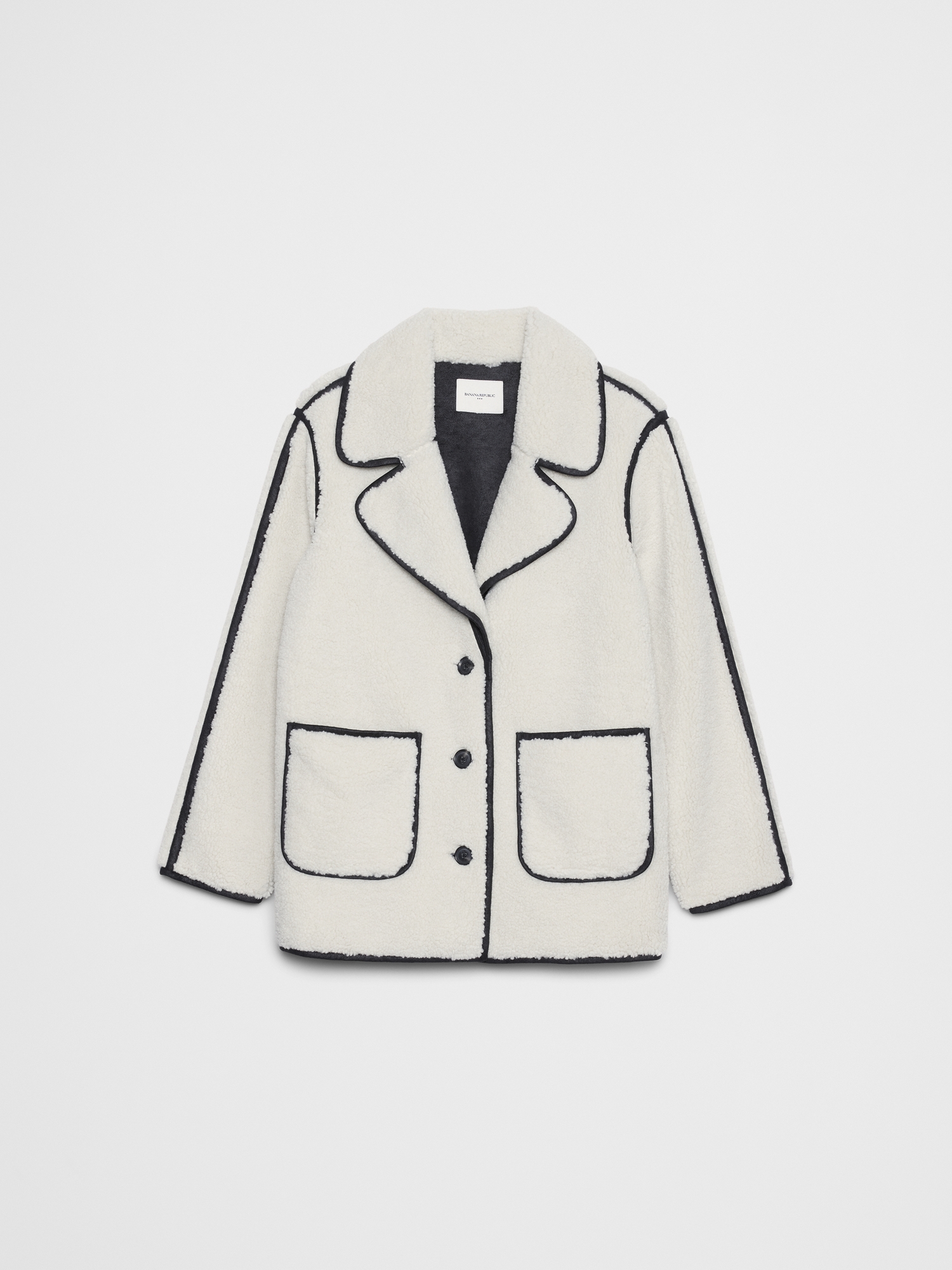 L'image numéro 4 présente Veste en sherpa