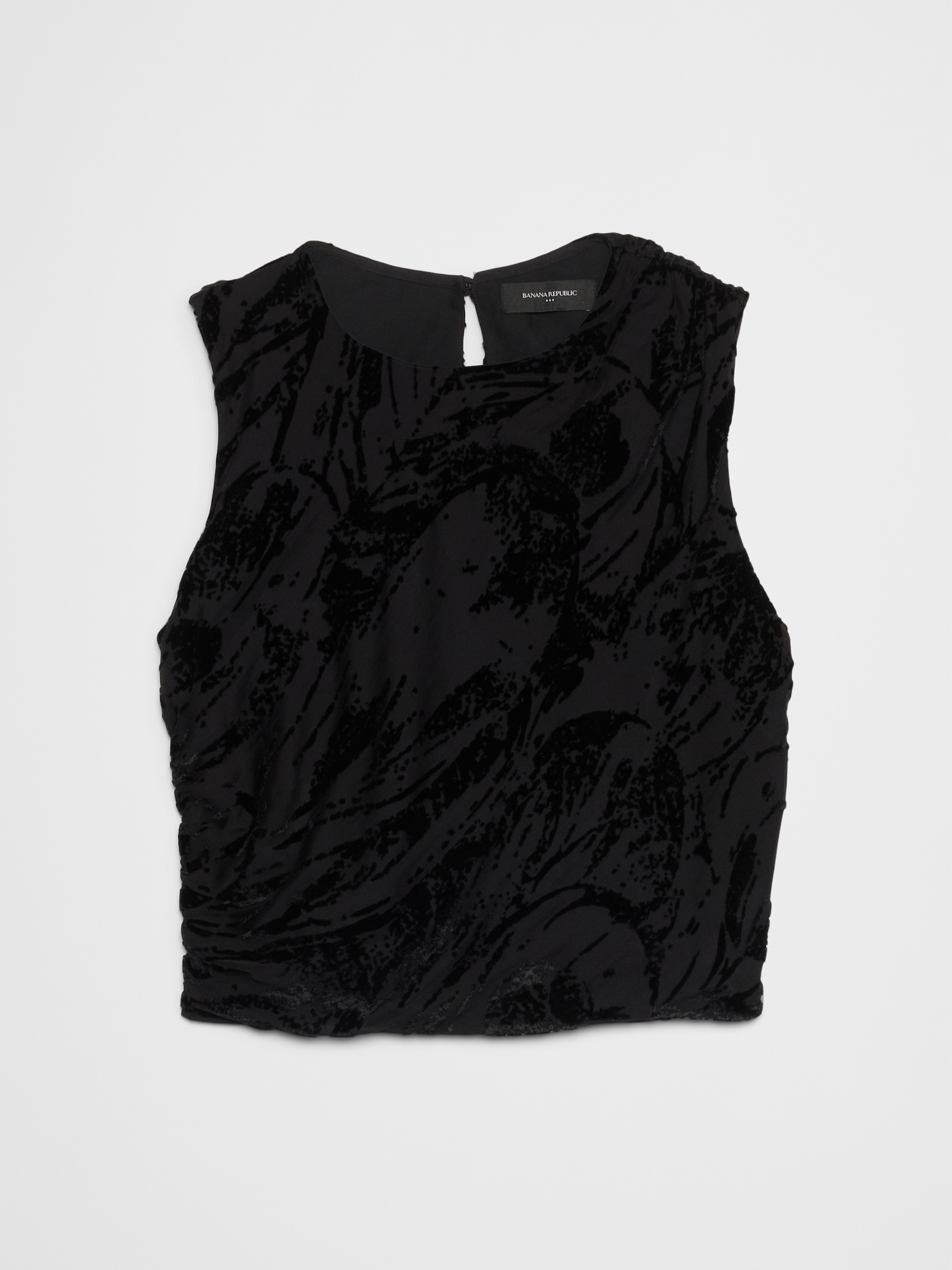 Image number 4 showing, Velvet High-Neck Top