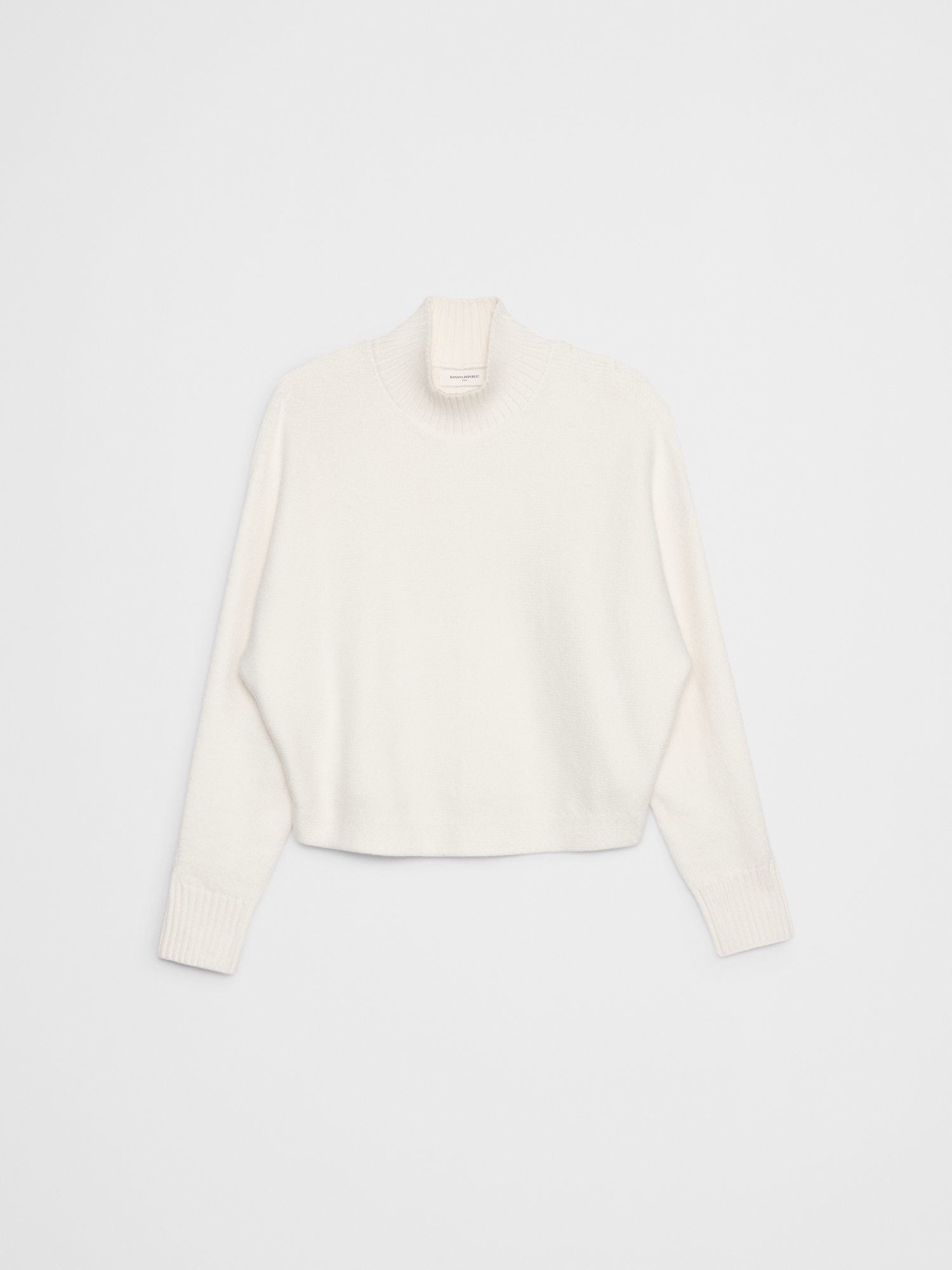 Image number 4 showing, Oversized Turtleneck Cropped Sweater