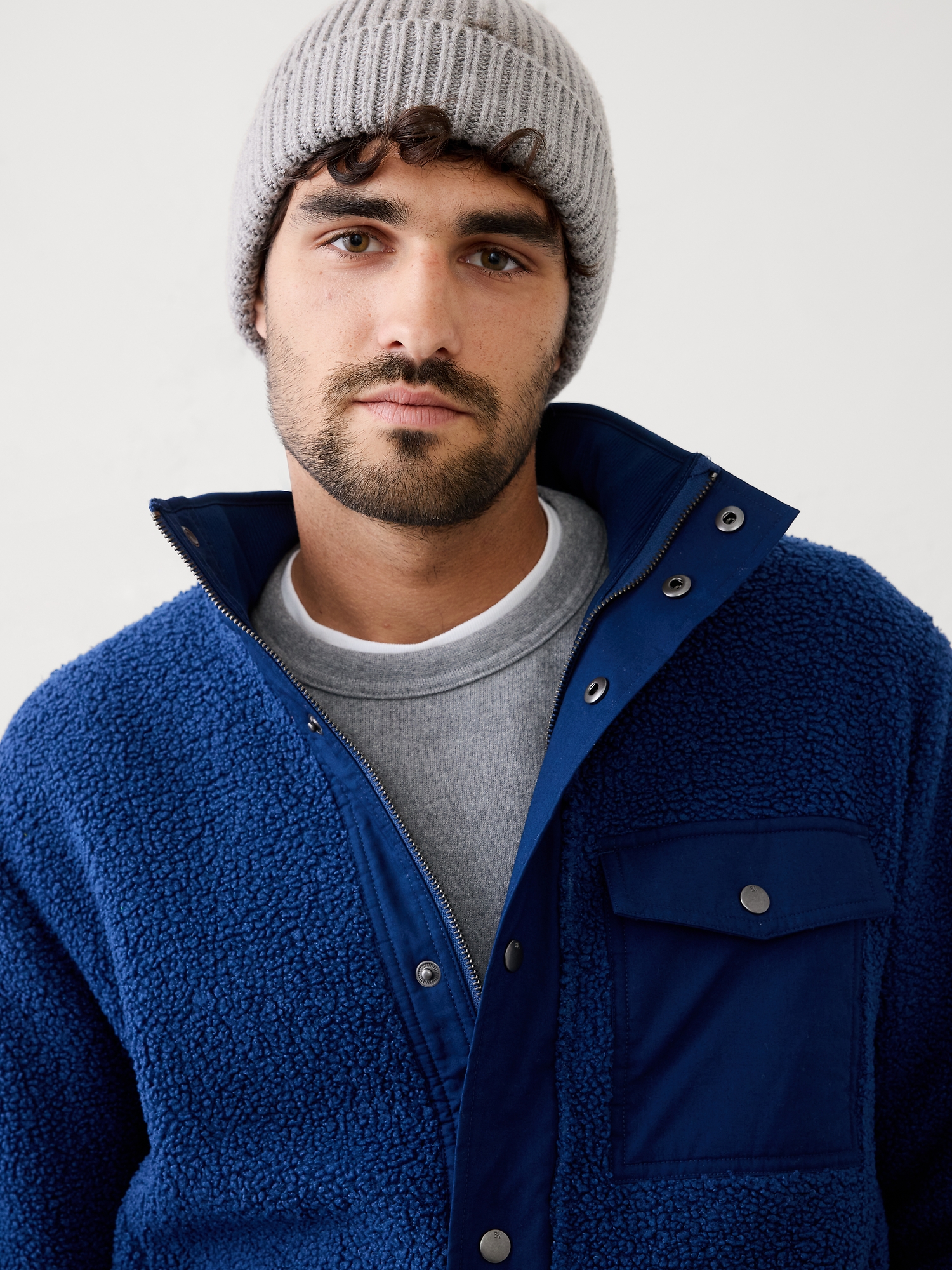 L'image numéro 3 présente Veste en sherpa