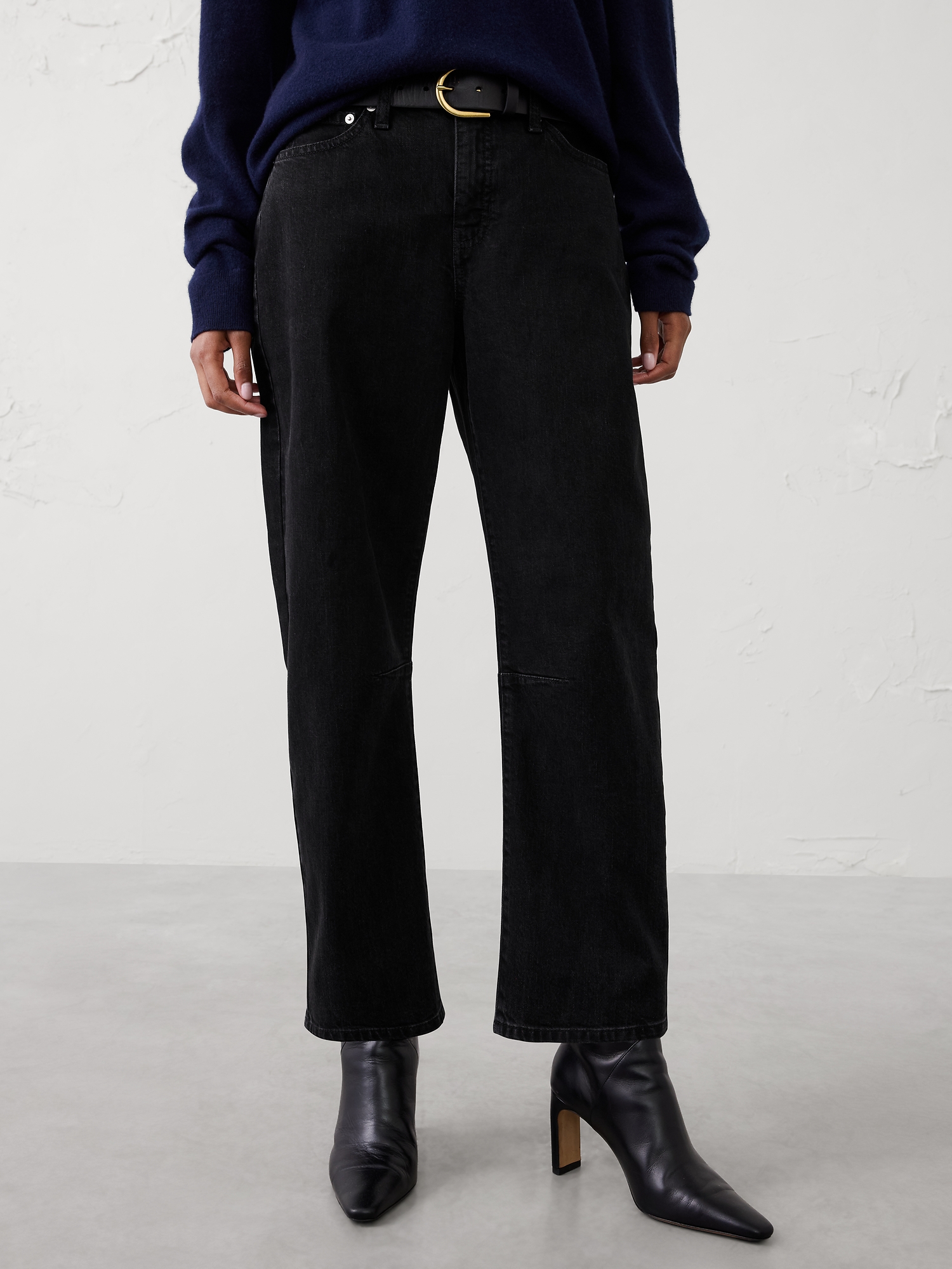 Image number 3 showing, Barrel Mid-Rise Jean