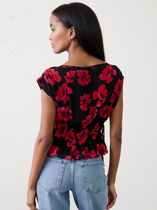 Side-Tie Top | Banana Republic Factory