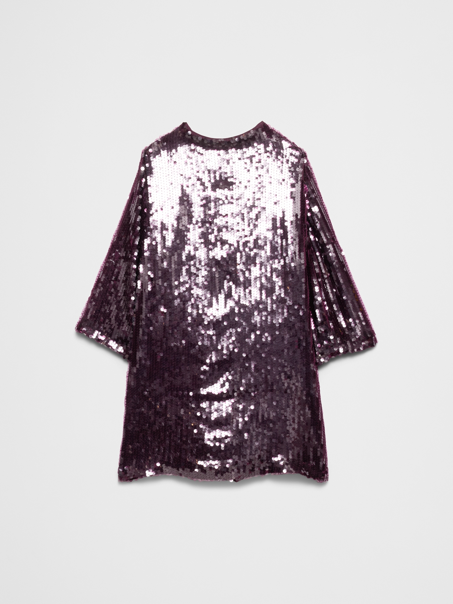 Image number 4 showing, Sequin Open-Back Mini Fit-and-Flare Dress