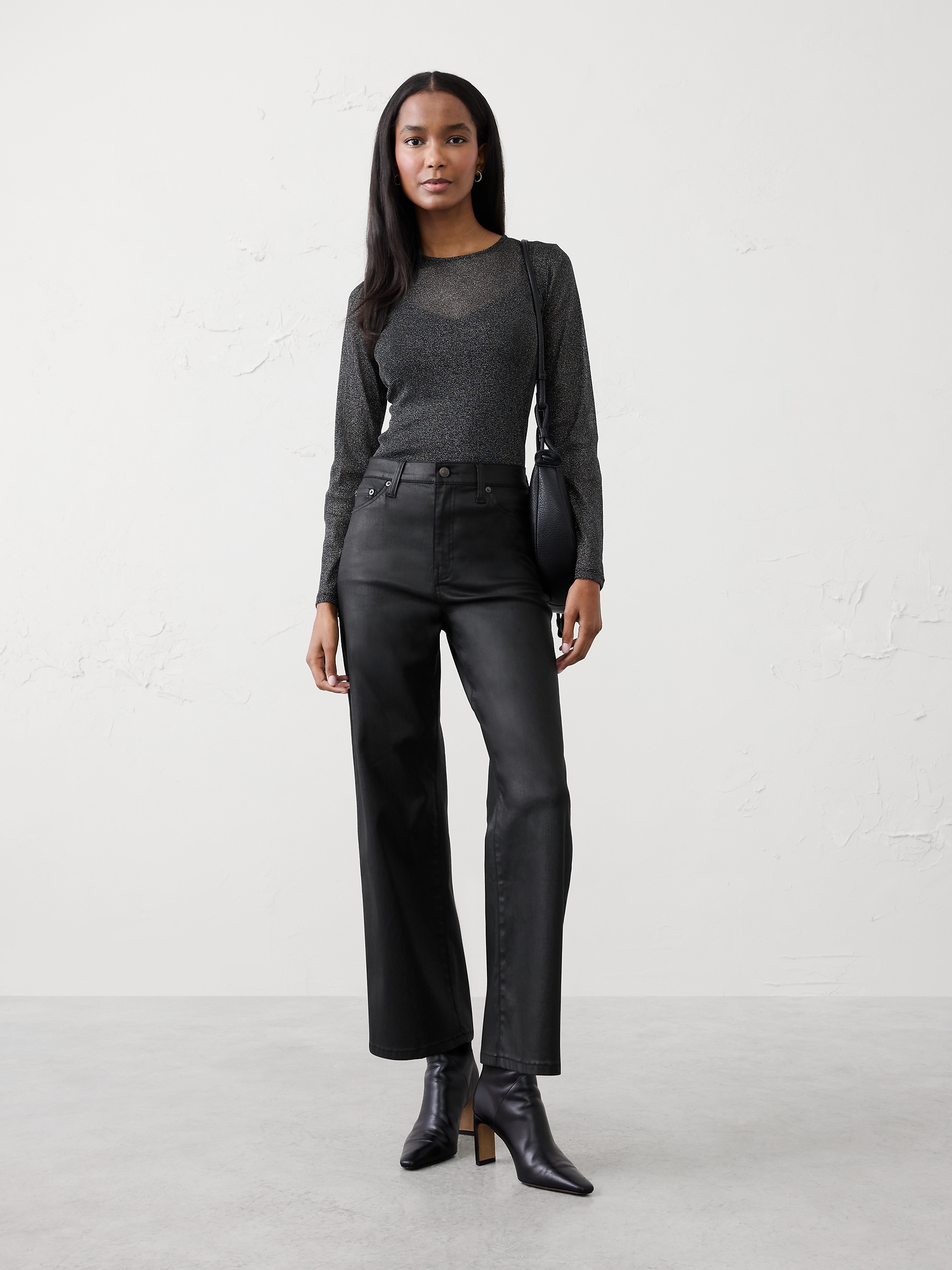 Image number 1 showing, Lurex Mesh Top