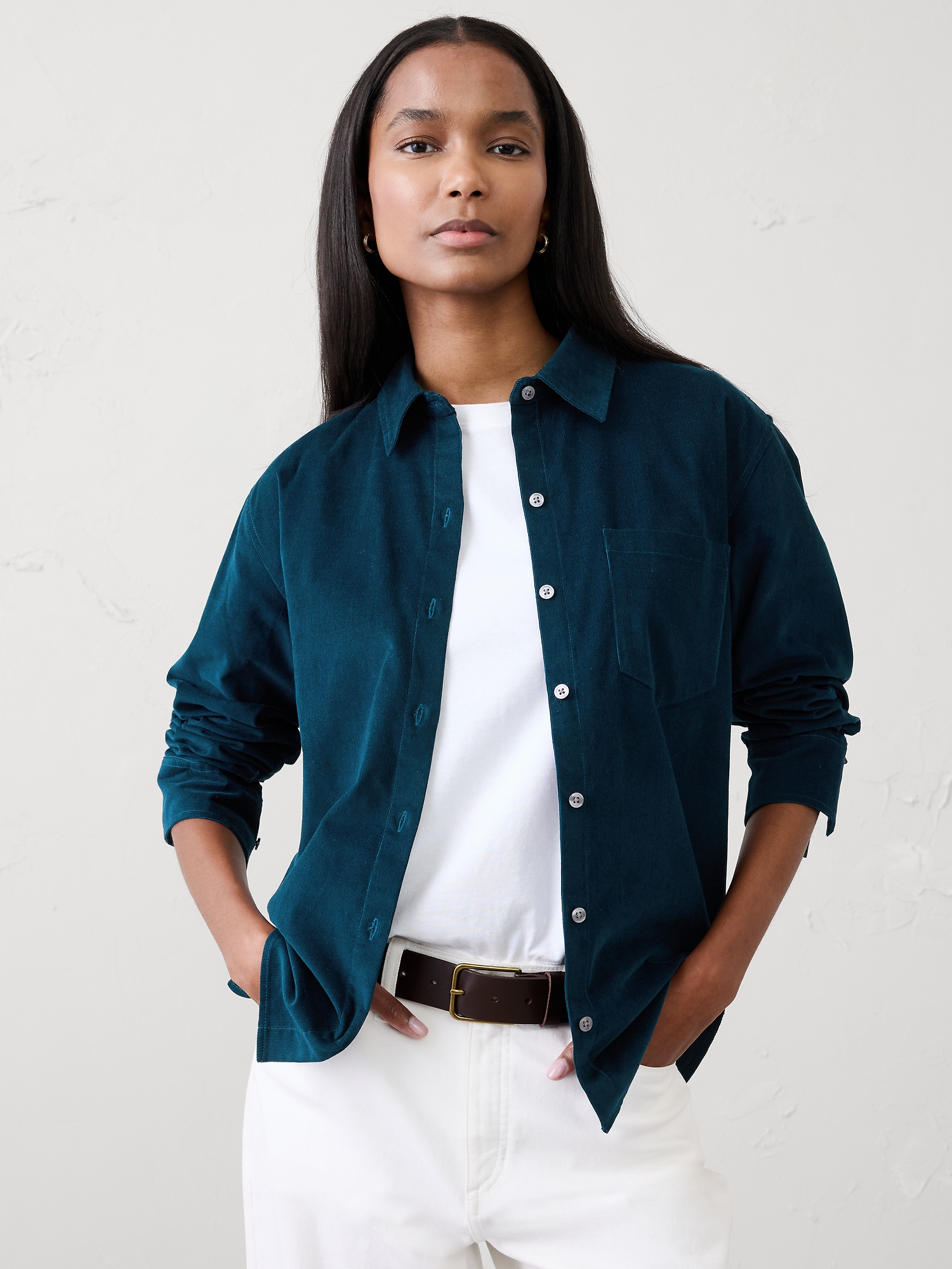 Image number 1 showing, Classic Corduroy Shirt