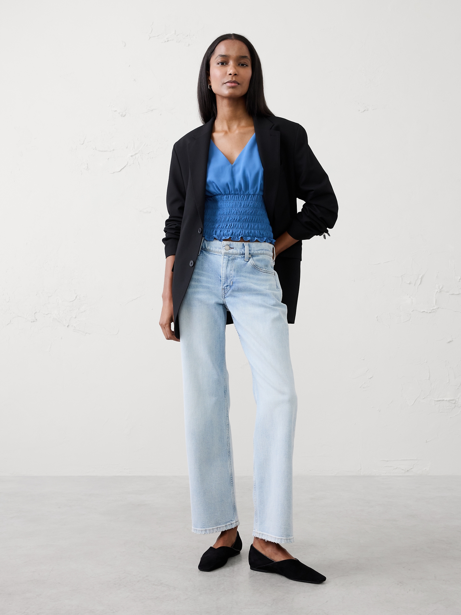 Image number 3 showing, Ruched V-Neck Top