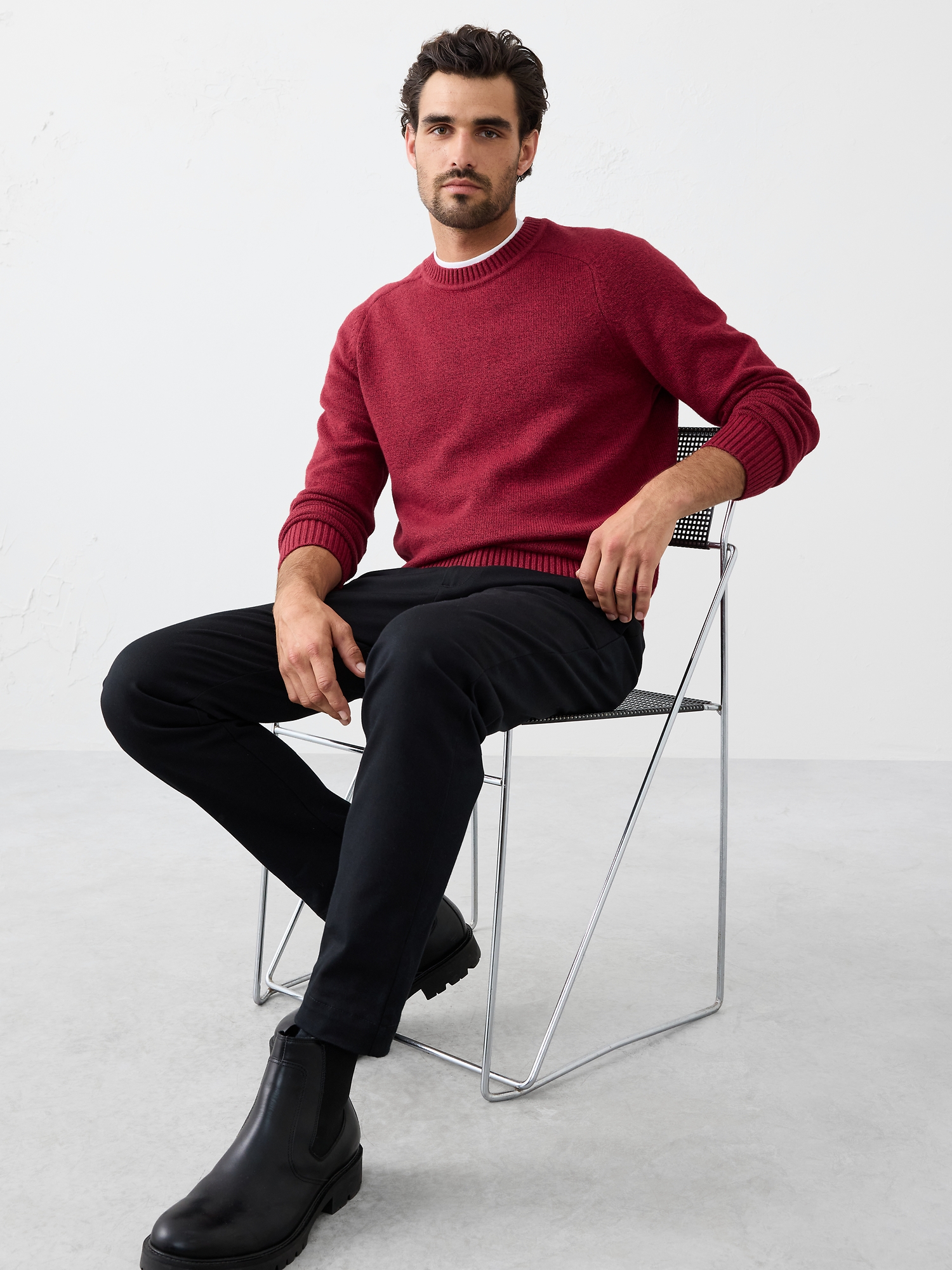 Cozy Sweater - Red Currant
