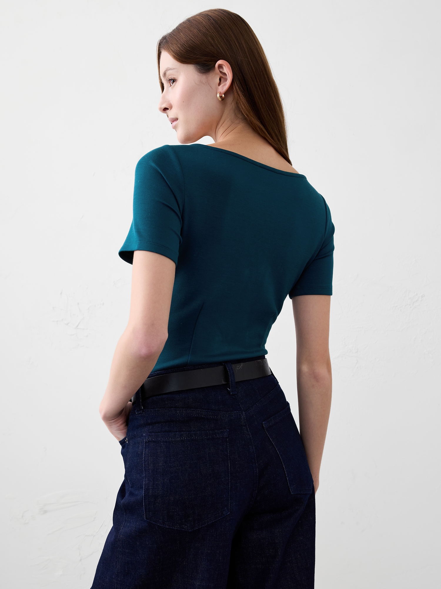Image number 2 showing, Soft Touch Seamed Top