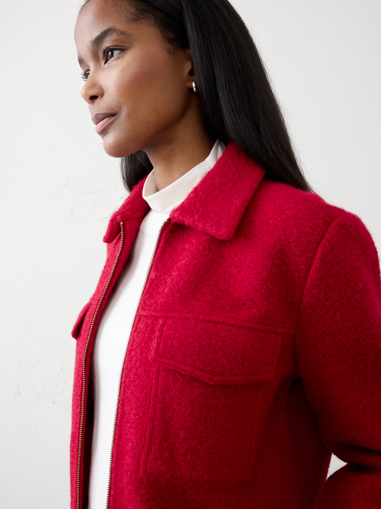 Image number 5 showing, Plaid Boucle Cropped Jacket