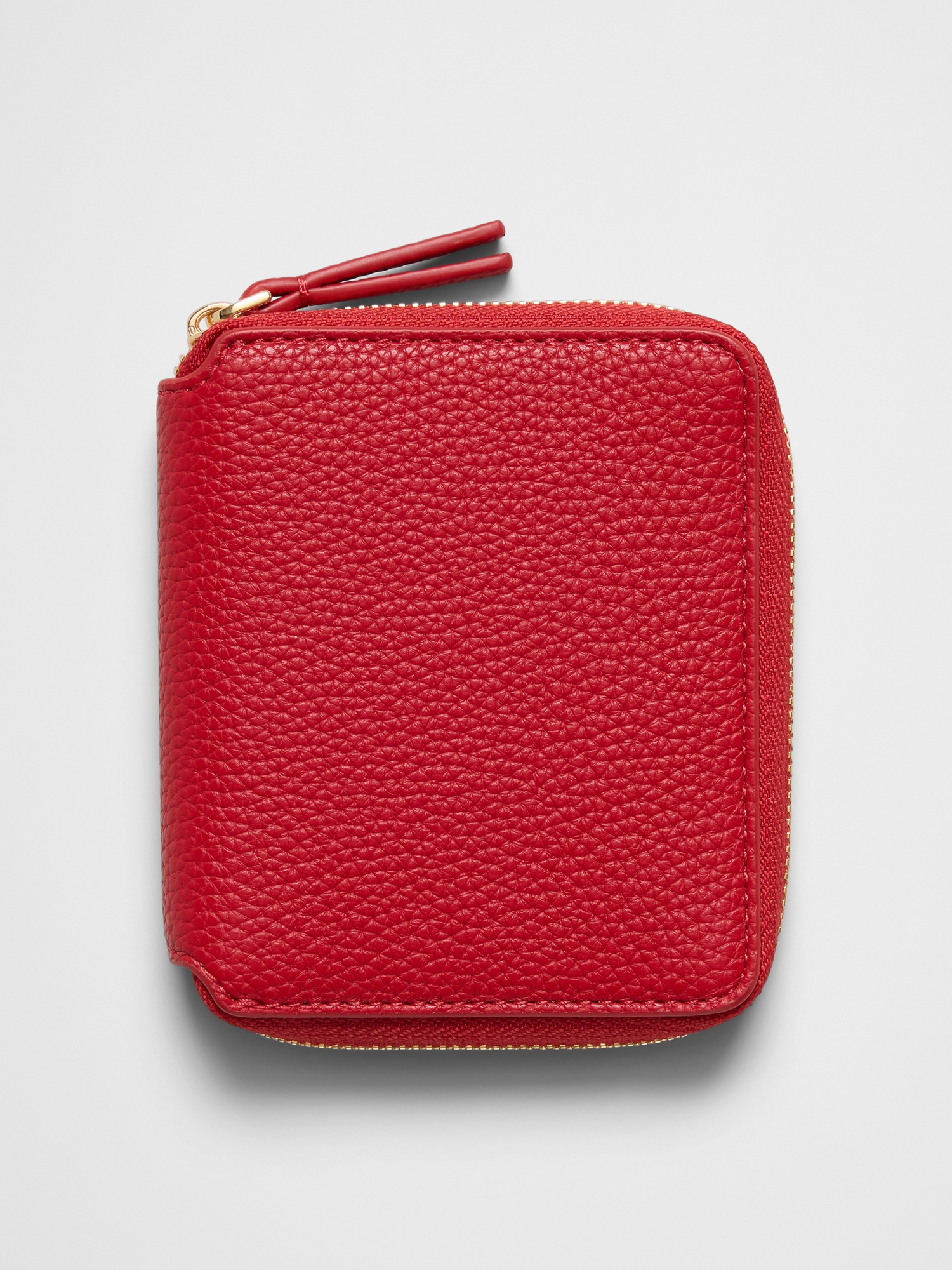 PORTEFEUILLE À GLISSIÈRE EN CUIR VÉGANE