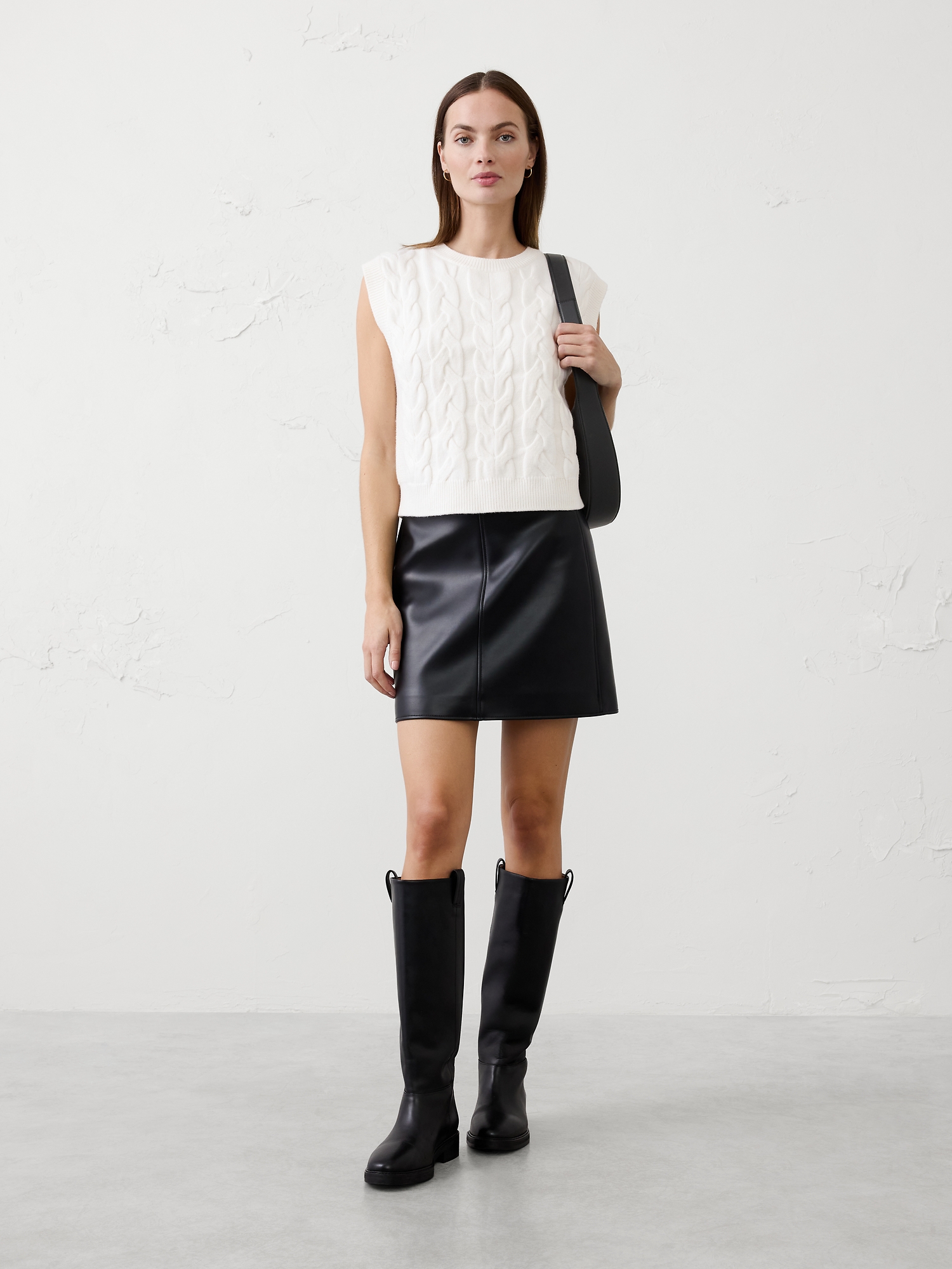 Image number 1 showing, Cable Sweater Vest