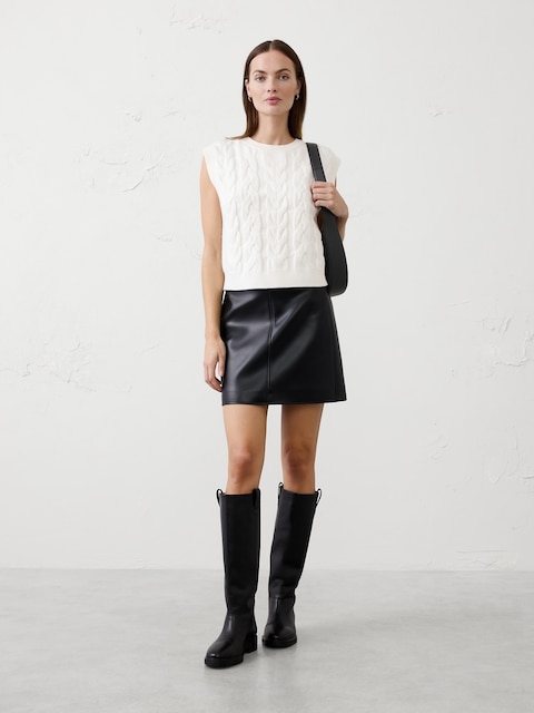 Cable Sweater Vest