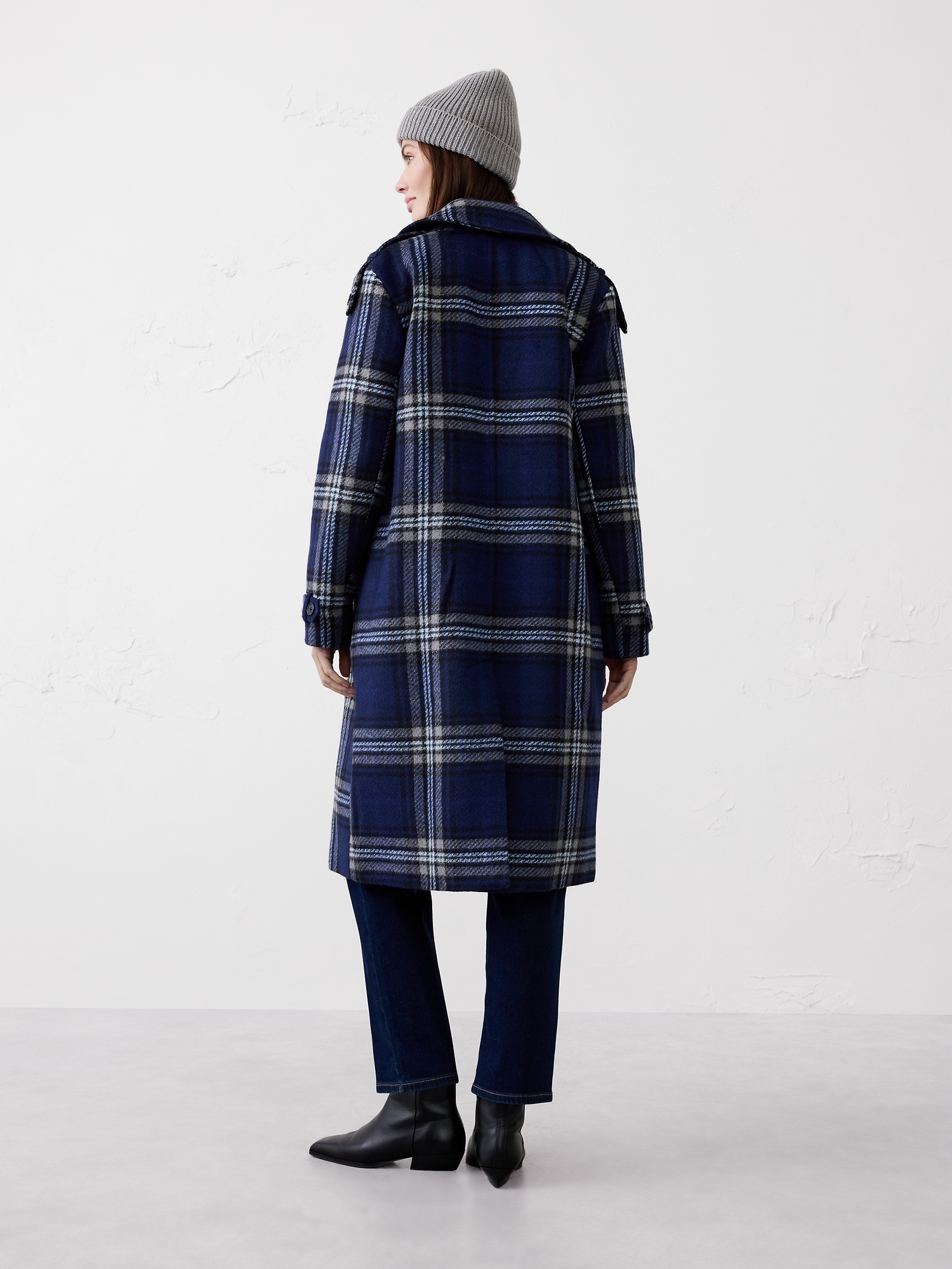 Image number 5 showing, Plaid Coat