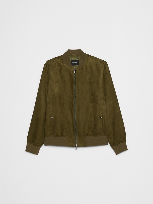 Vegan Suede Bomber