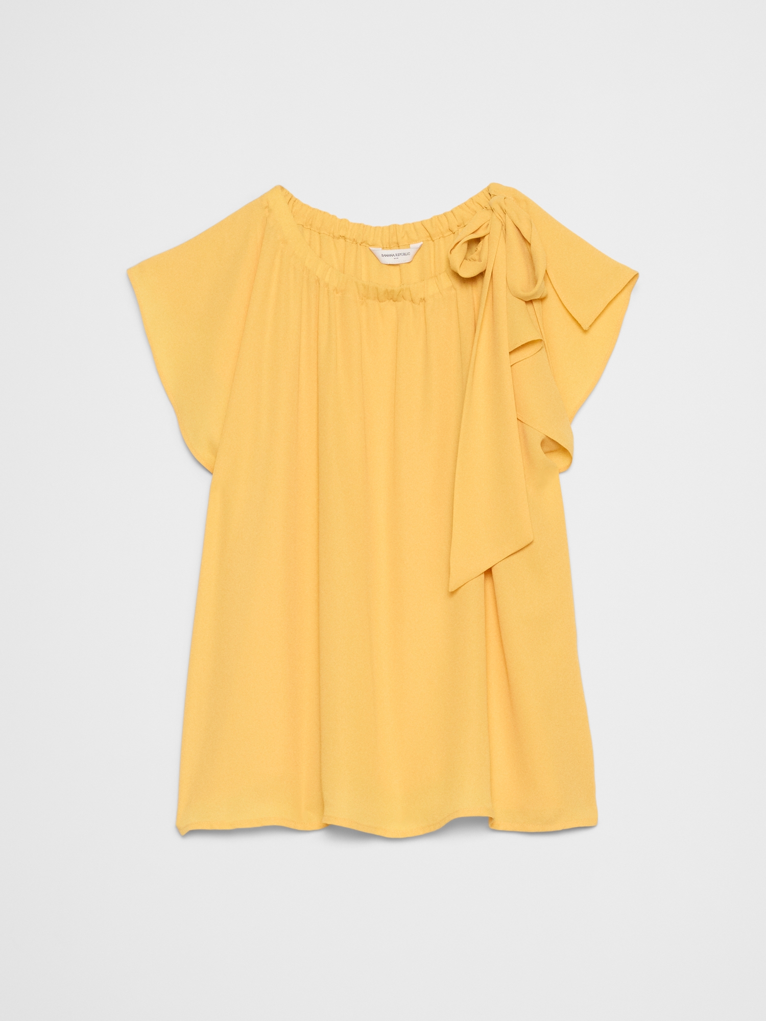 Image number 4 showing, Georgette Tied-Shoulder Top