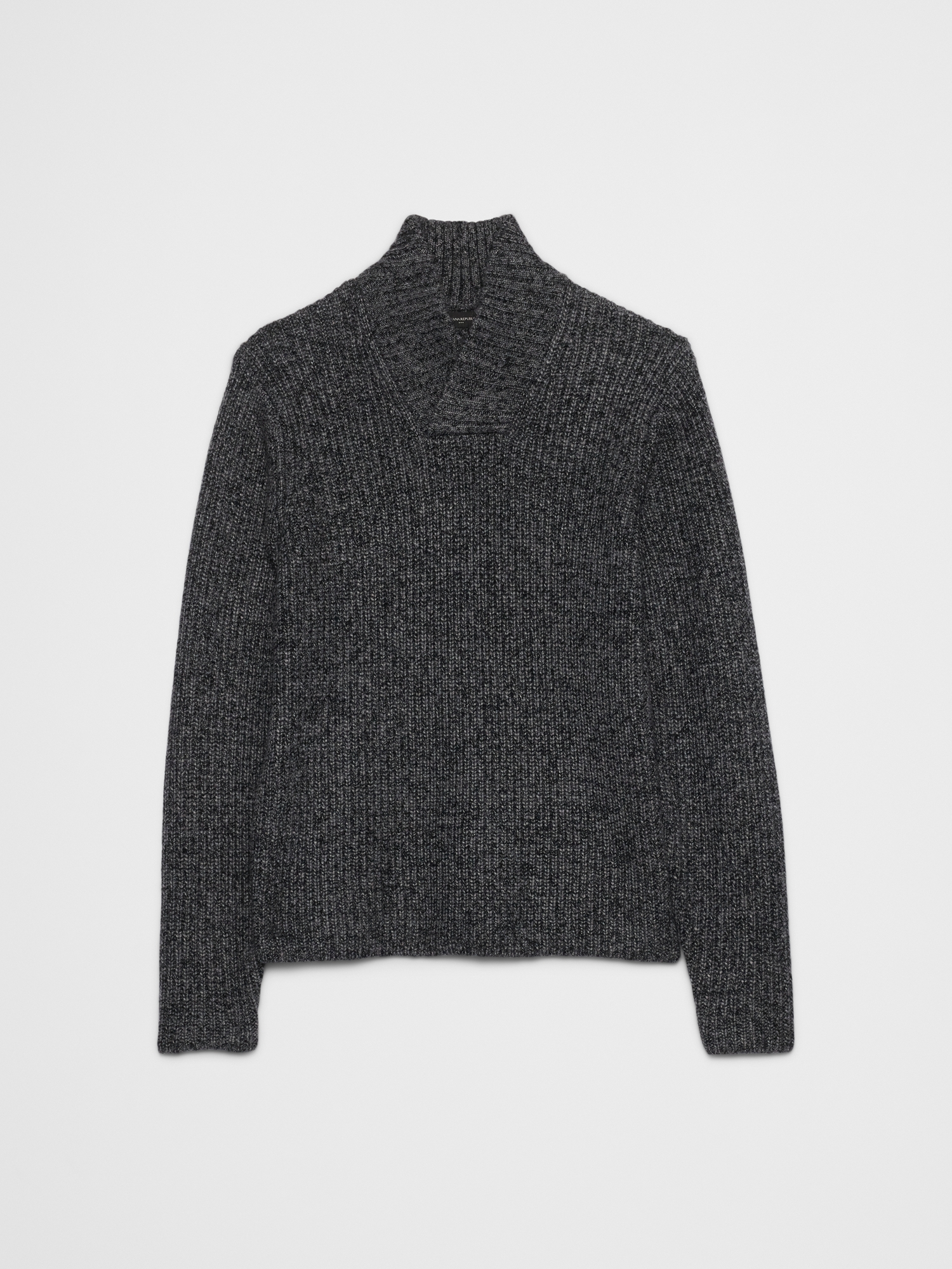Image number 7 showing, Marled Wrap-Neck Sweater