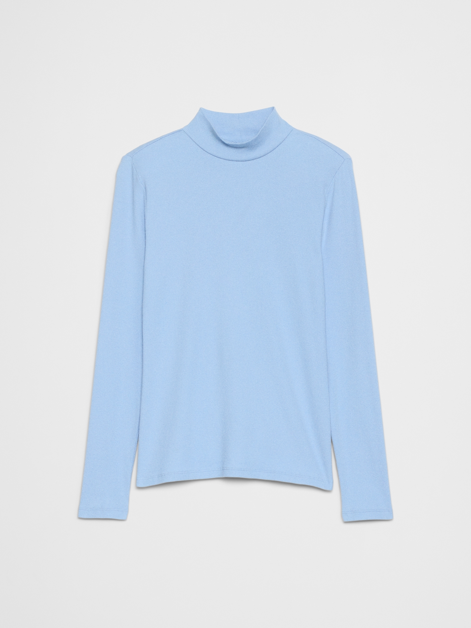 L'image numéro 4 présente Haut côtelé à col cheminée