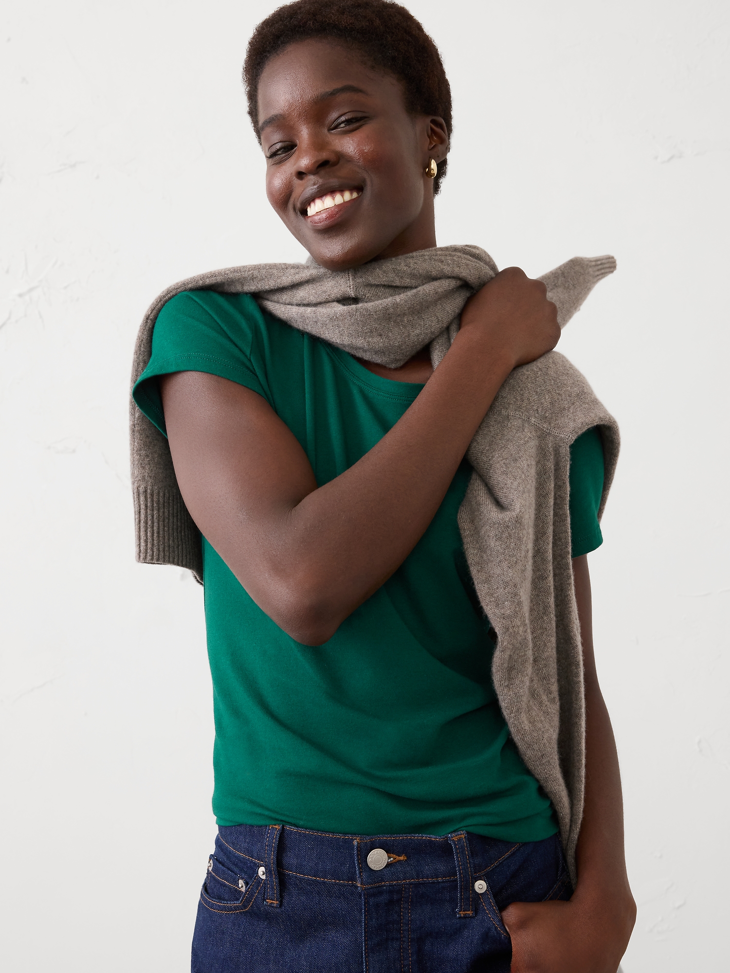 T-shirt intemporel ras du cou