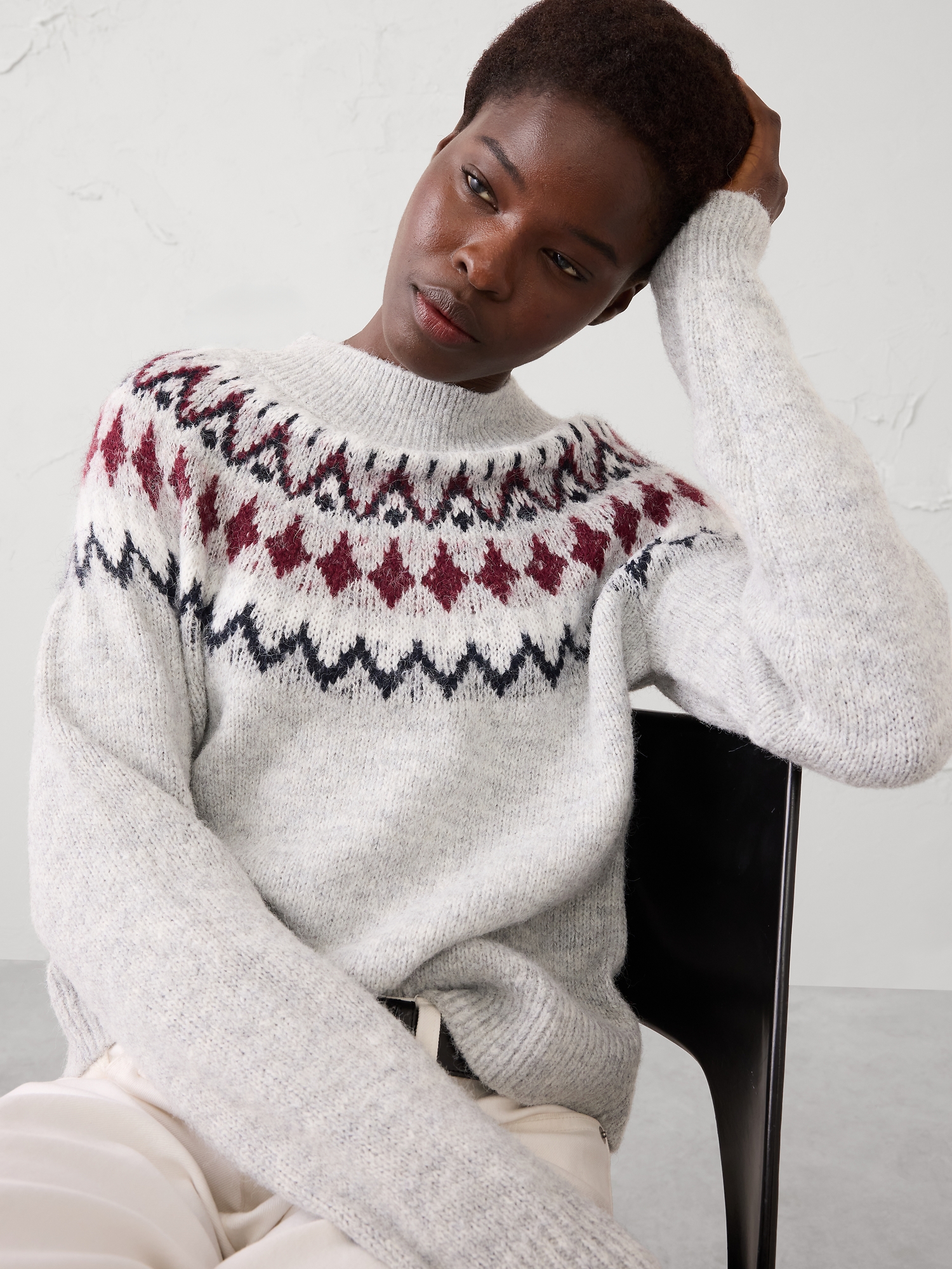 Image number 1 showing, Brushed Pullover Sweater