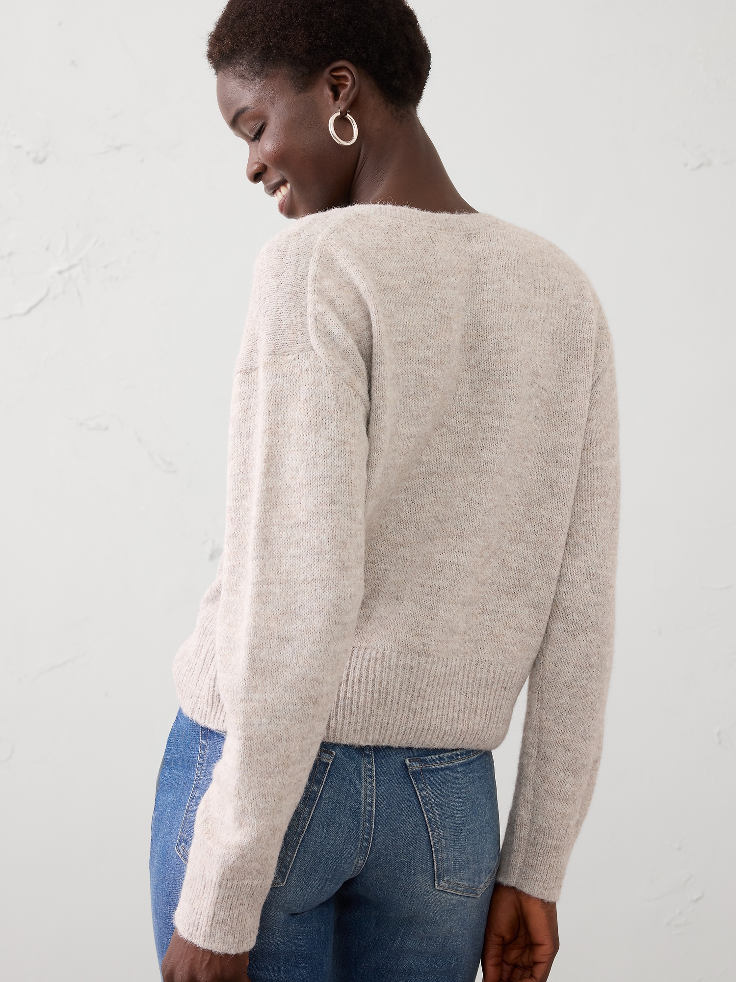 Image number 2 showing, Henley Brushed Pullover Sweater