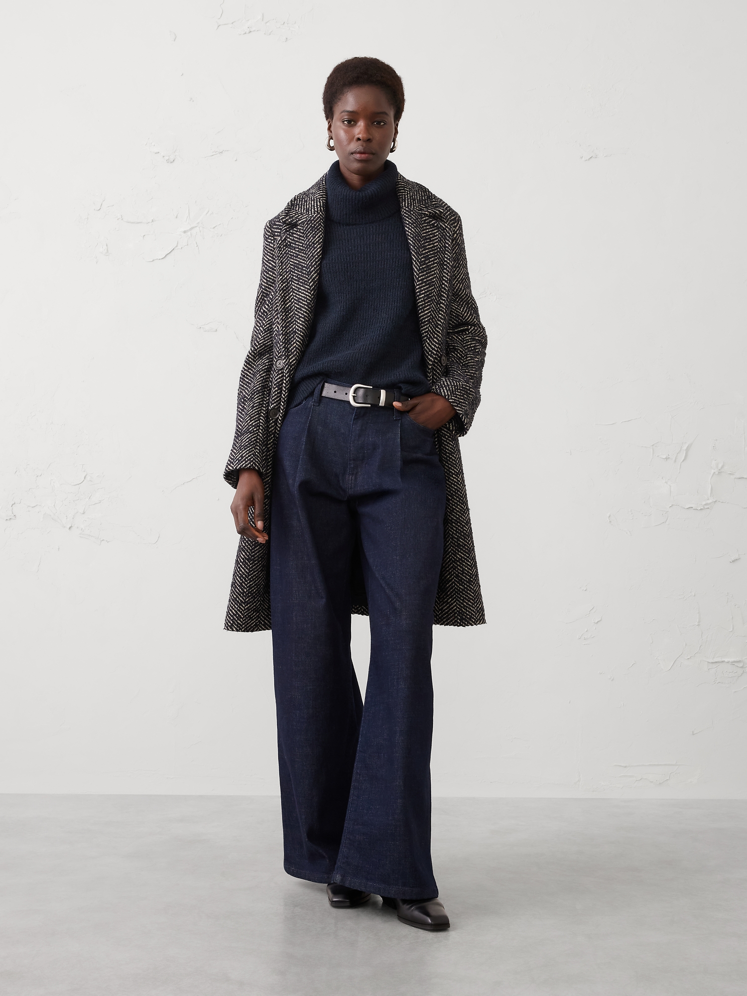 Brushed Turtleneck Sweater