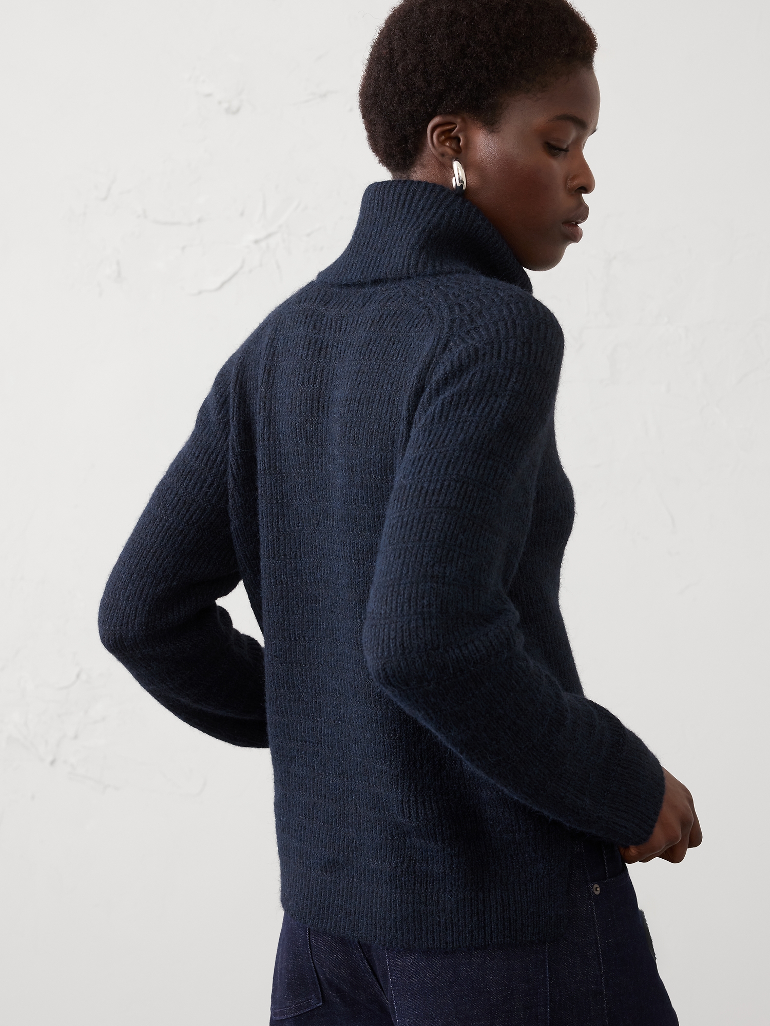 Image number 5 showing, Brushed Turtleneck Sweater