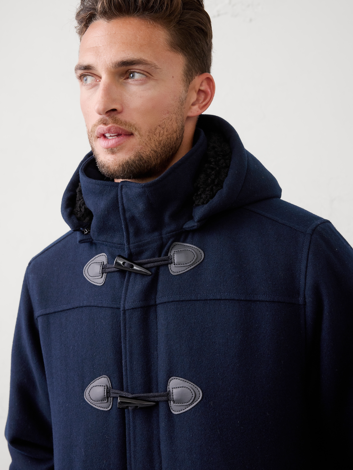 Image number 3 showing, Wool-Blend Toggle Coat