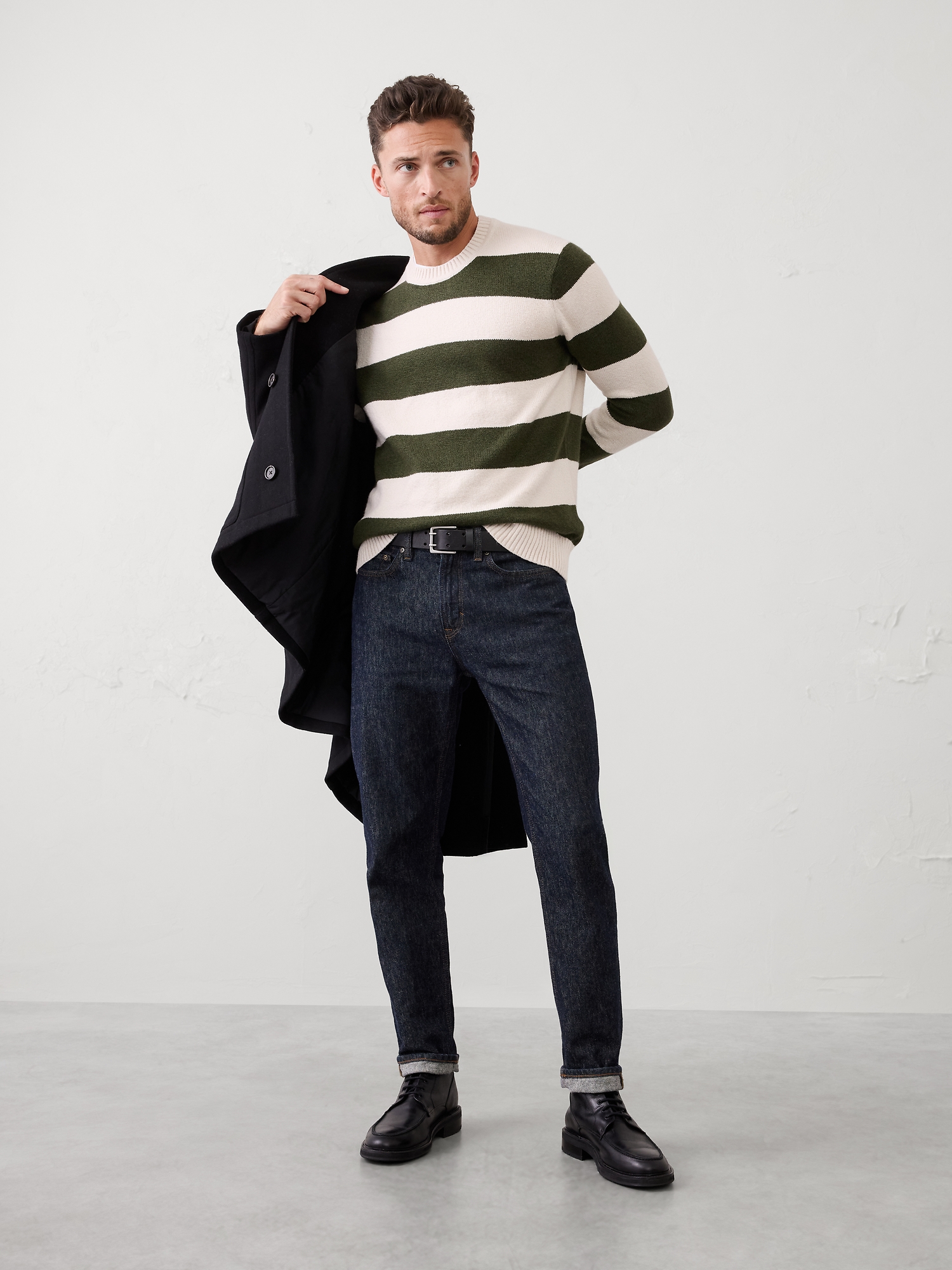 Image number 1 showing, Cozy Striped Sweater