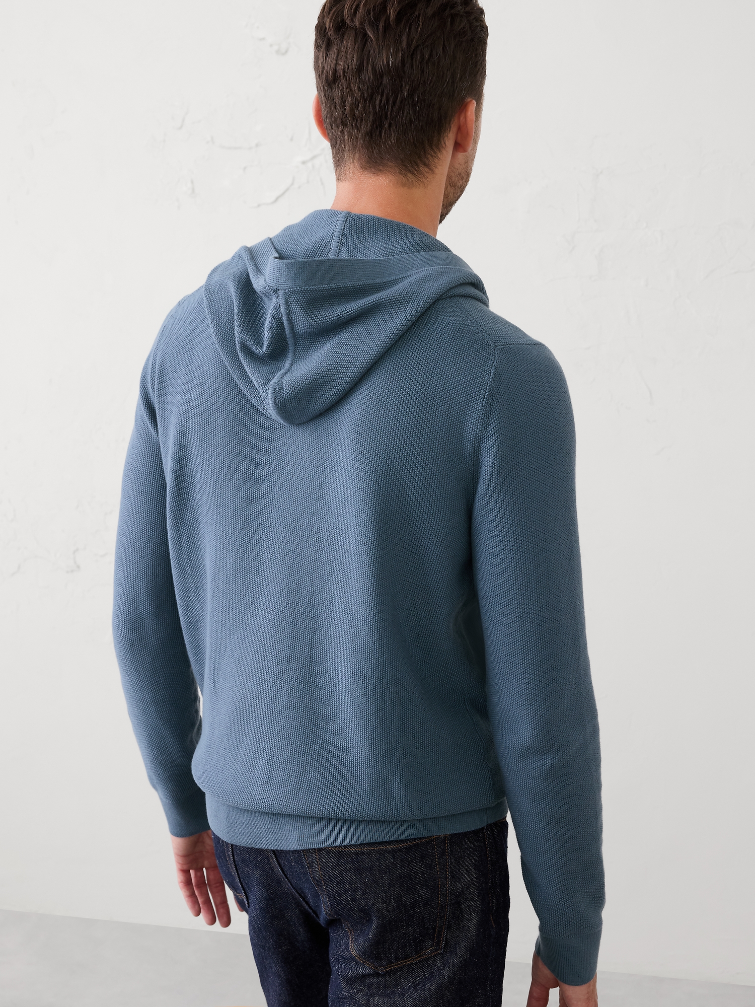 Image number 2 showing, Textured Sweater Hoodie