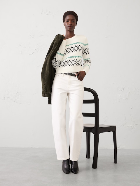 Fair Isle Pullover Sweater
