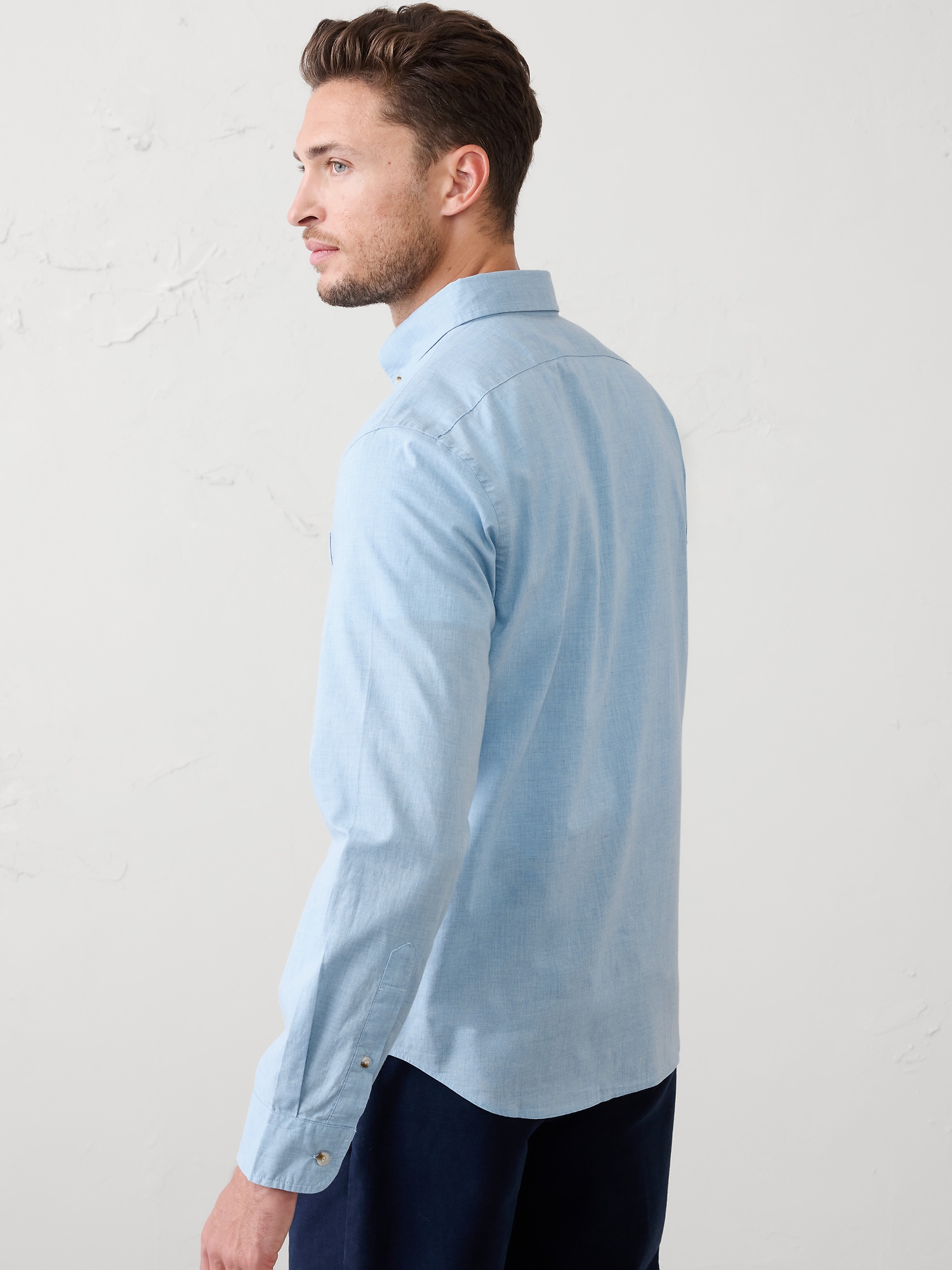 Image number 2 showing, Slim-Fit Softwash Cotton Shirt