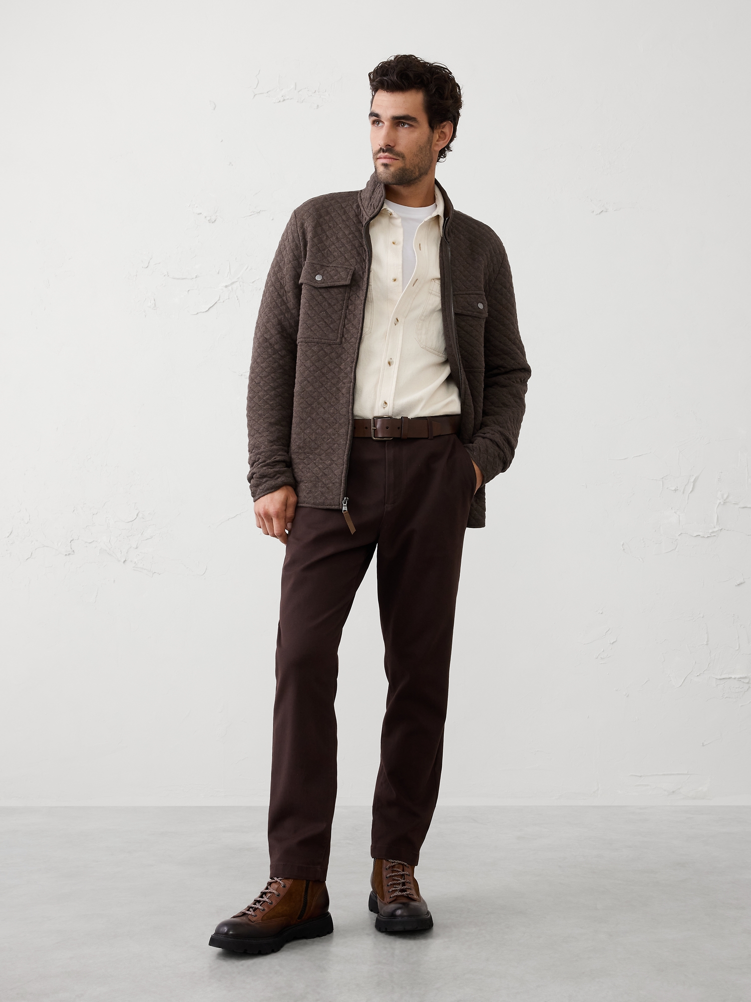 Image number 1 showing, Quilted Knit Jacket