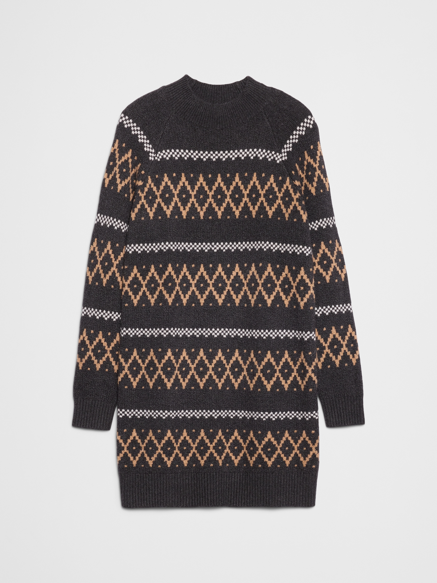 Image number 4 showing, Fair Isle Mini Sweater Dress