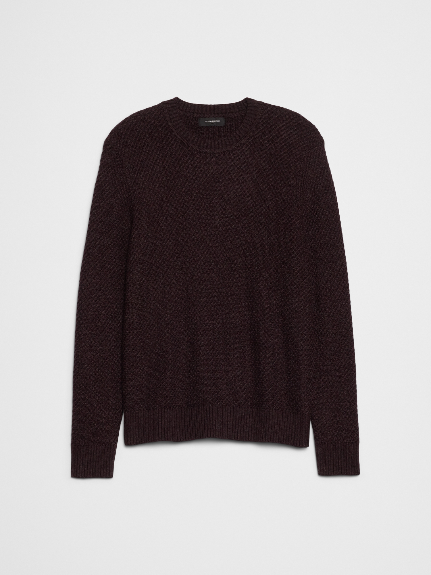Cozy Textured Sweater - Dark Brown
