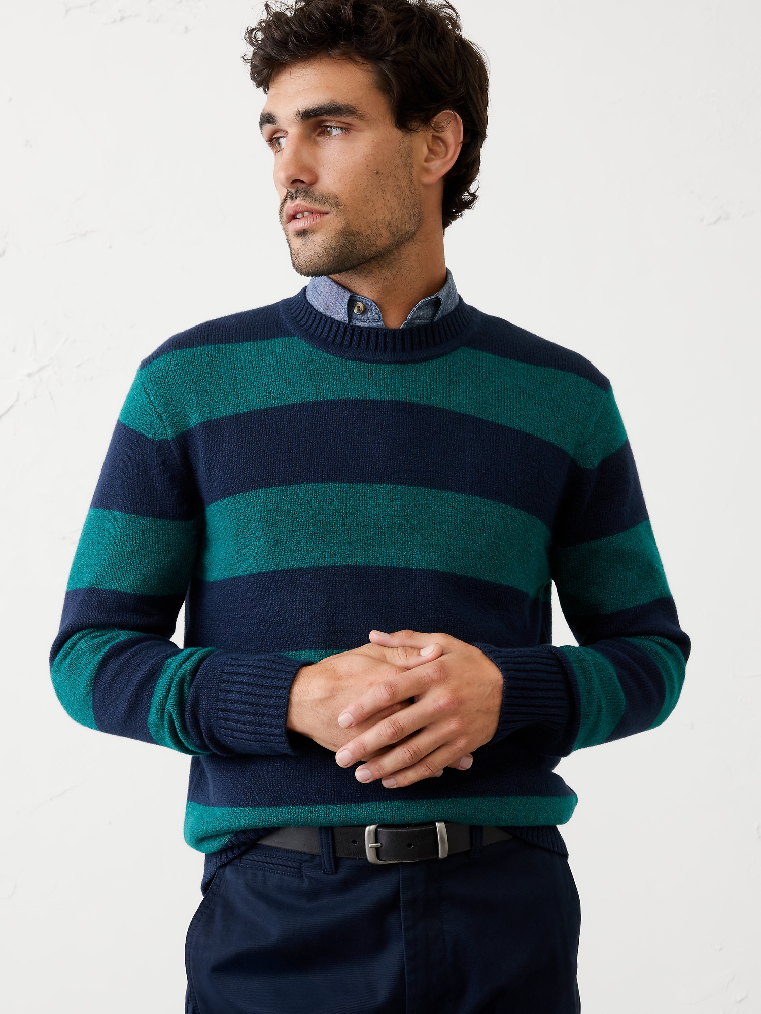 Image number 1 showing, Cozy Striped Sweater