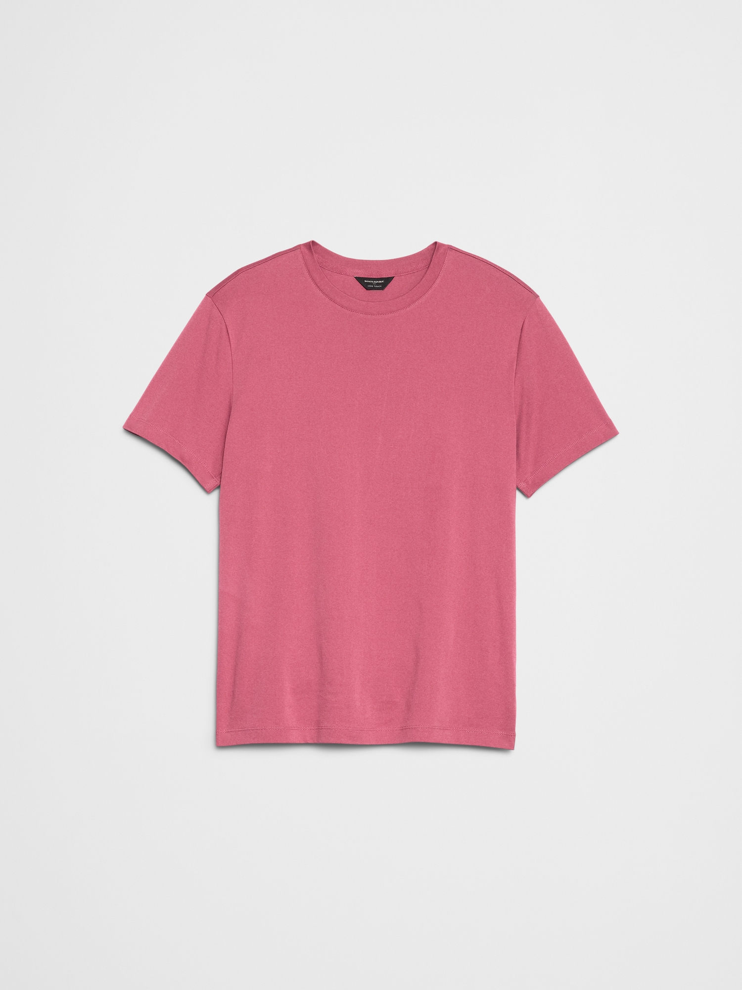 L'image numéro 4 présente T-shirt ras du cou Luxe ultra-doux