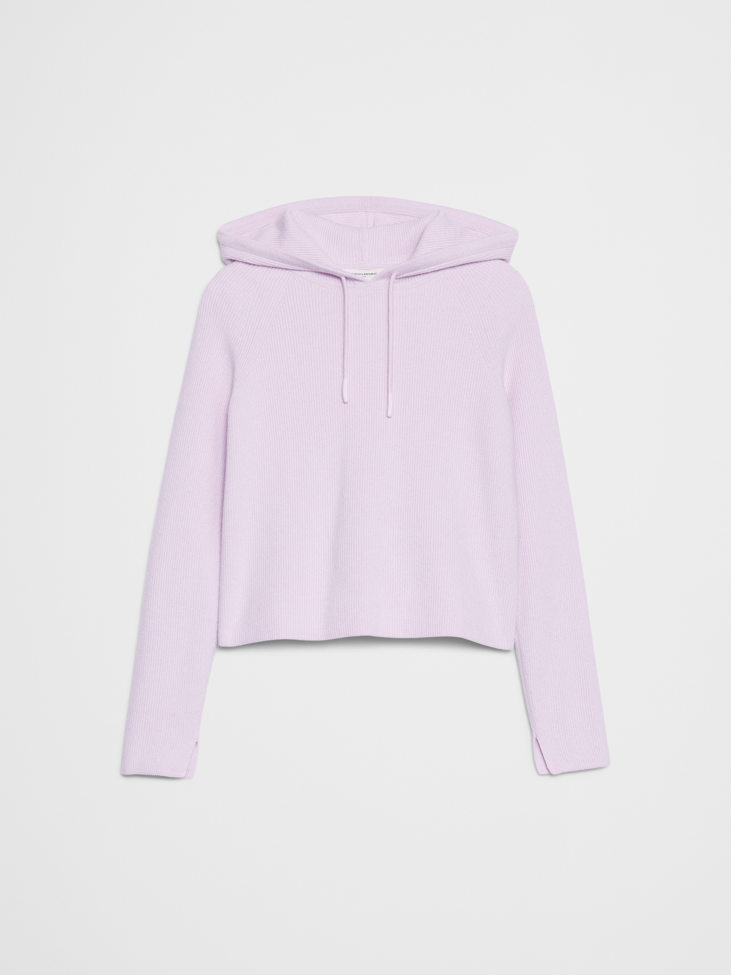 L'image numéro 4 présente Chandail à capuchon en tricot côtelé