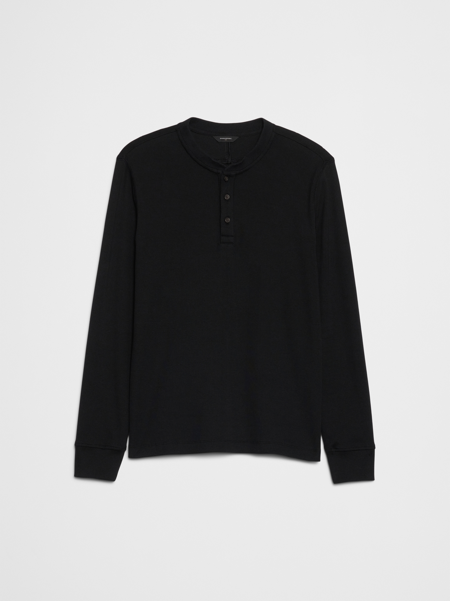 Image number 4 showing, Standard-Fit Mini Ribbed Henley