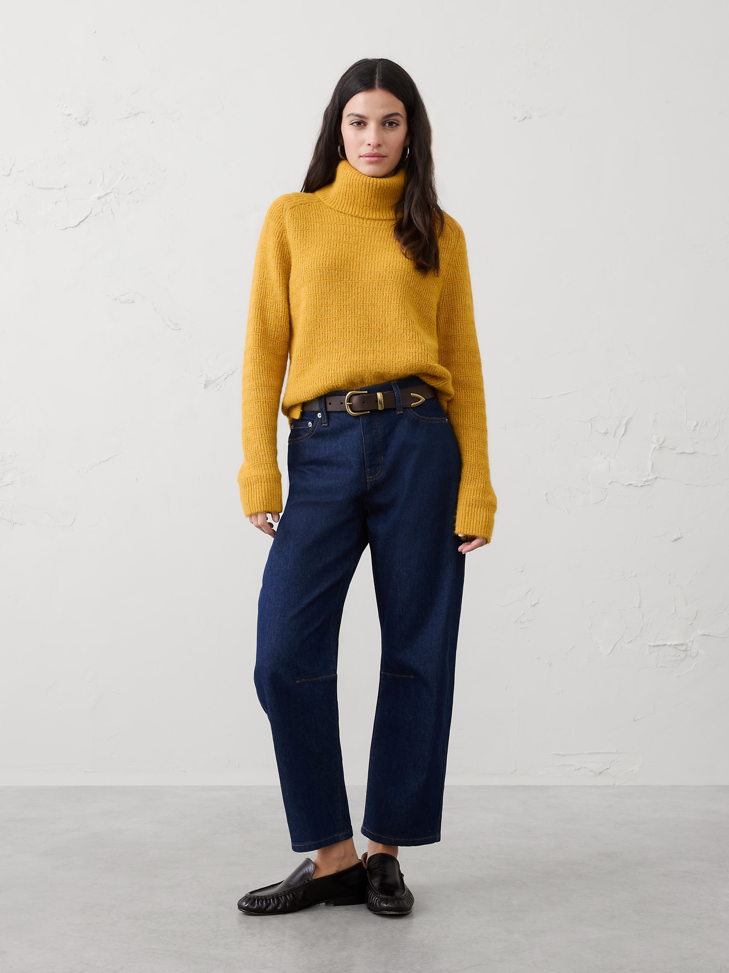 Image number 1 showing, Brushed Turtleneck Sweater