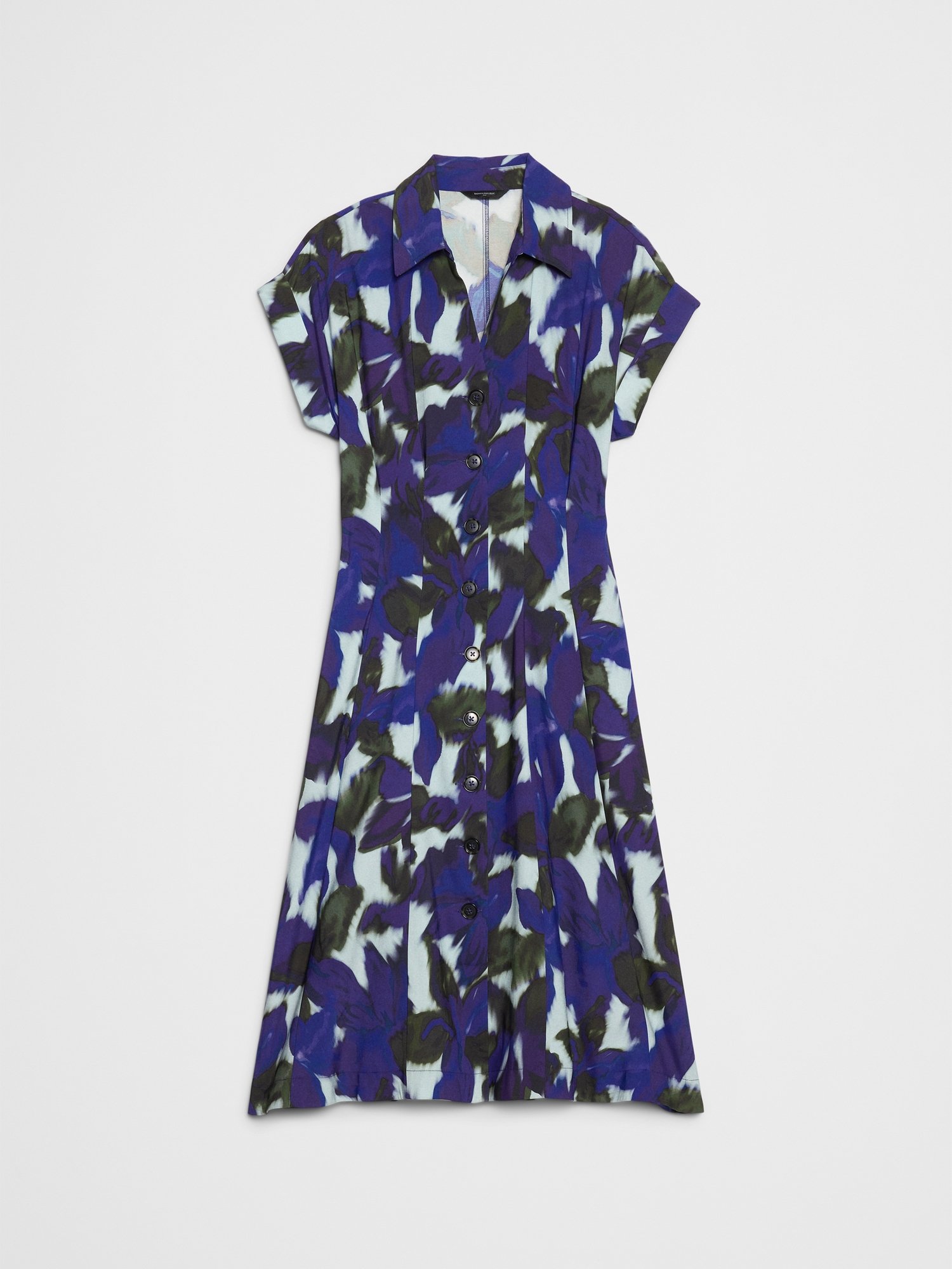 Image number 4 showing, Twill Midi Shirtdress