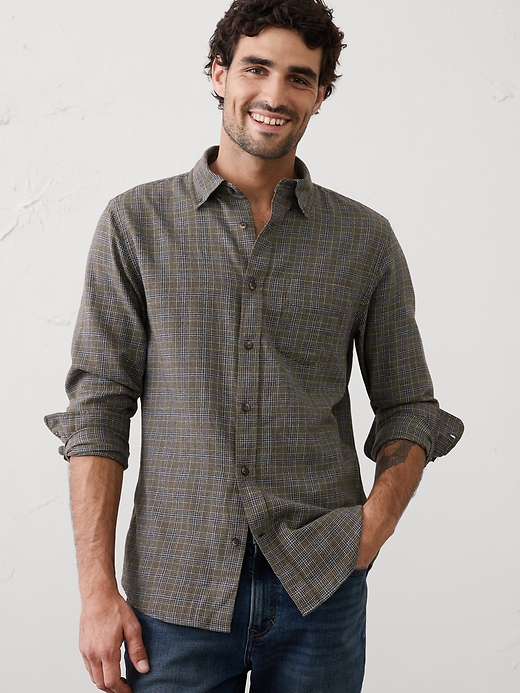 Slim-Fit Textured Shirt | Banana Republic Factory