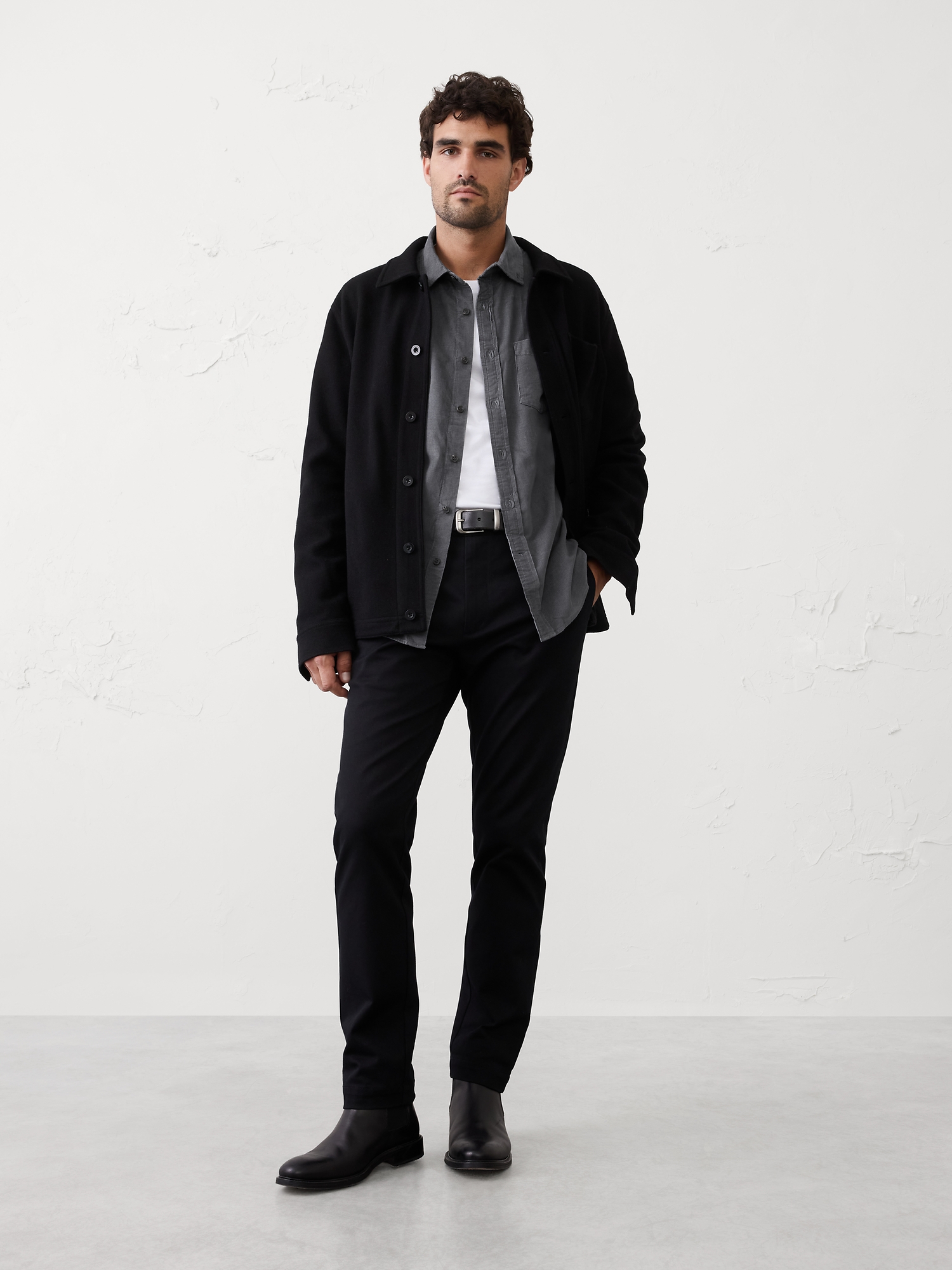 Image number 3 showing, Slim-Fit Fine Wale Corduroy Shirt