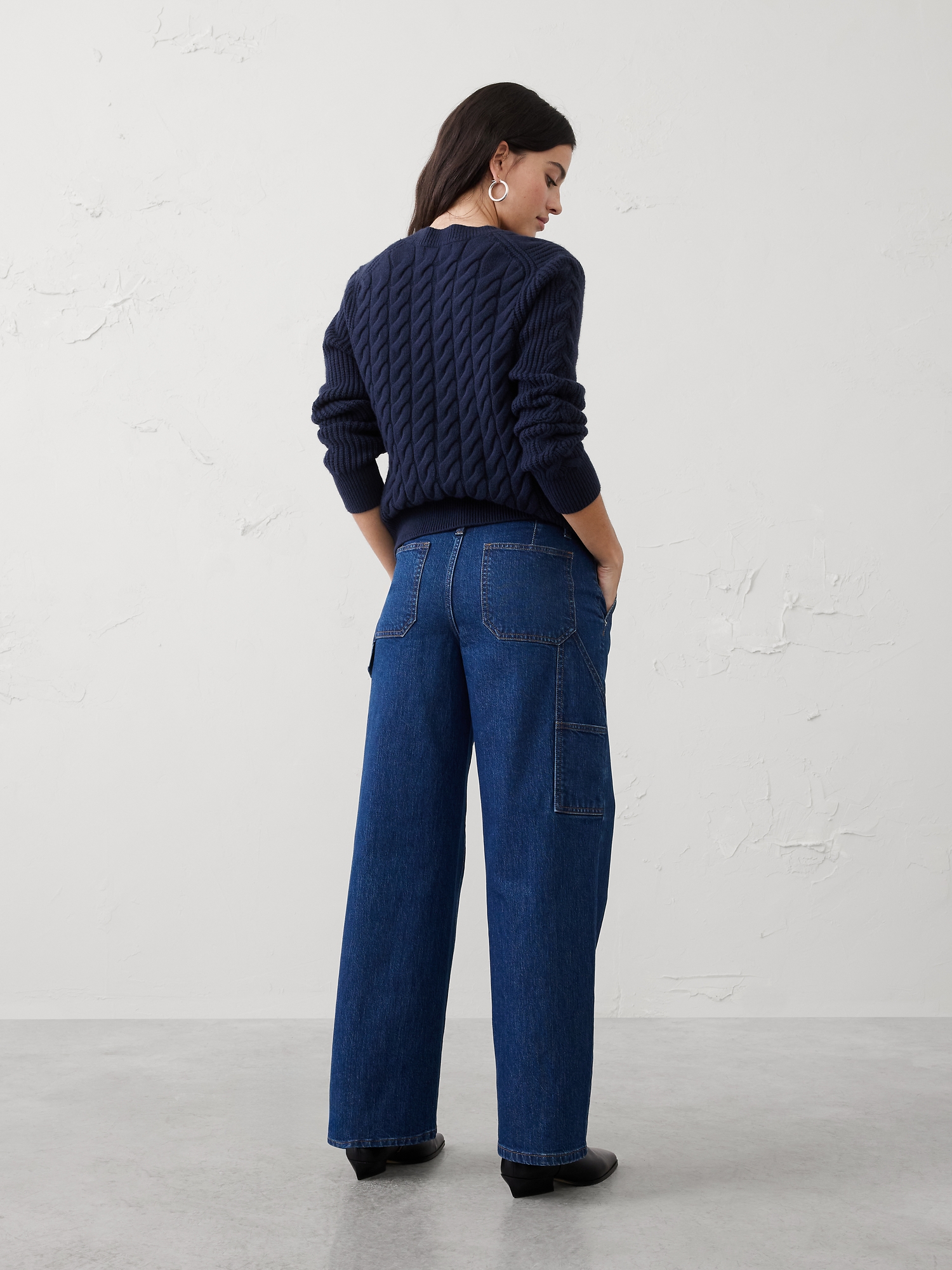 Image number 8 showing, Straight Mid-Rise Carpenter Jean