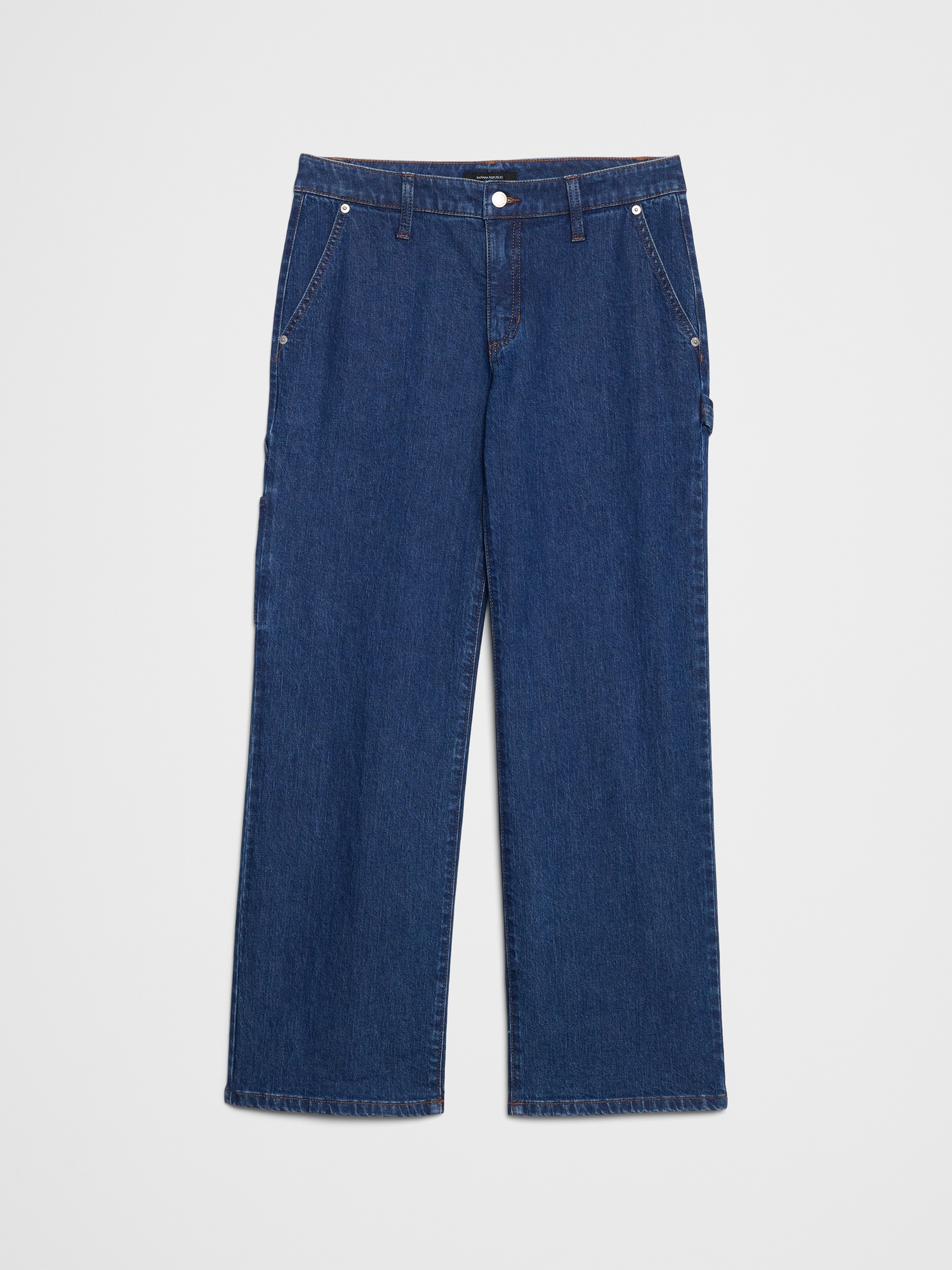 Image number 4 showing, Straight Mid-Rise Carpenter Jean