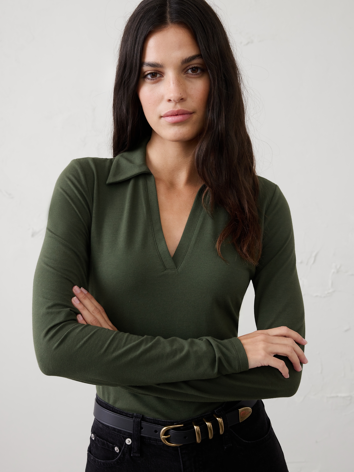 L'image numéro 3 présente Polo extensible doux