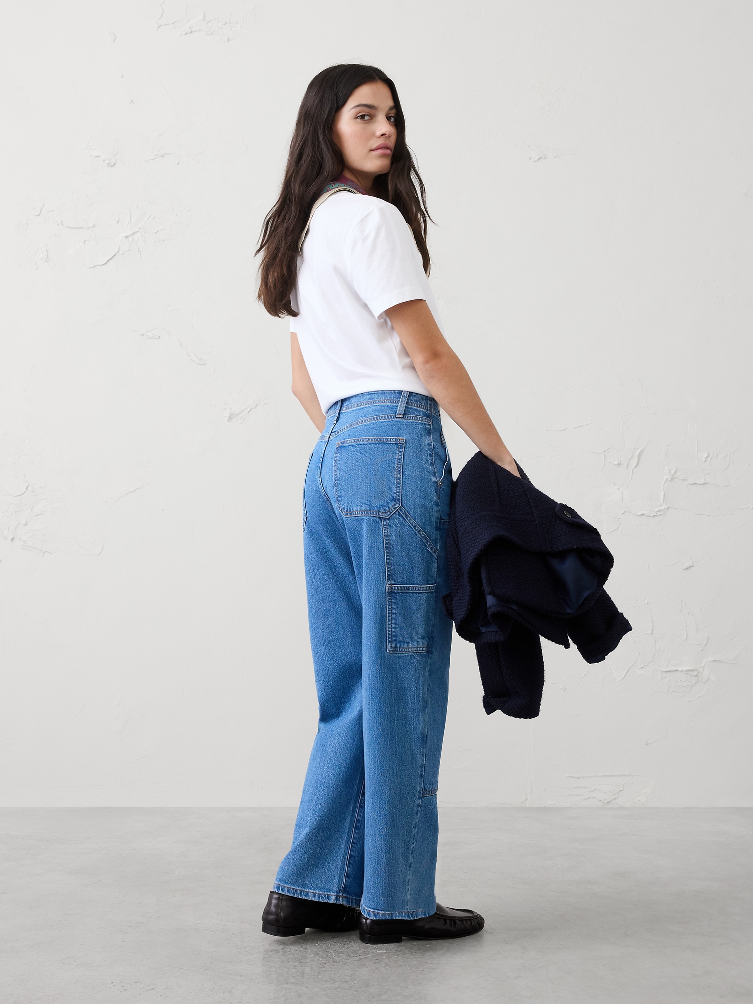 Image number 2 showing, Straight Mid-Rise Carpenter Jean