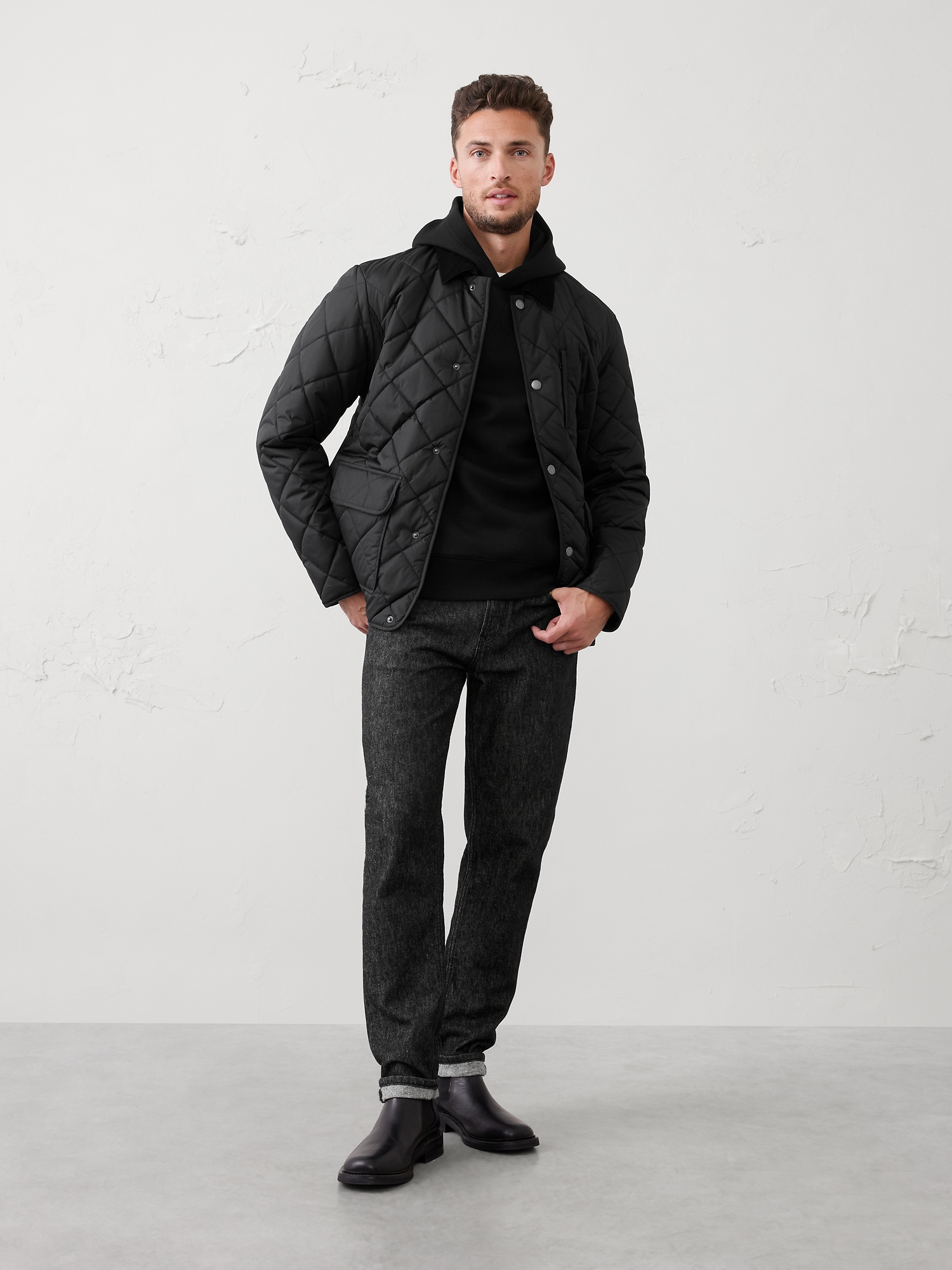 L'image numéro 3 présente Chandail à capuchon en tricot